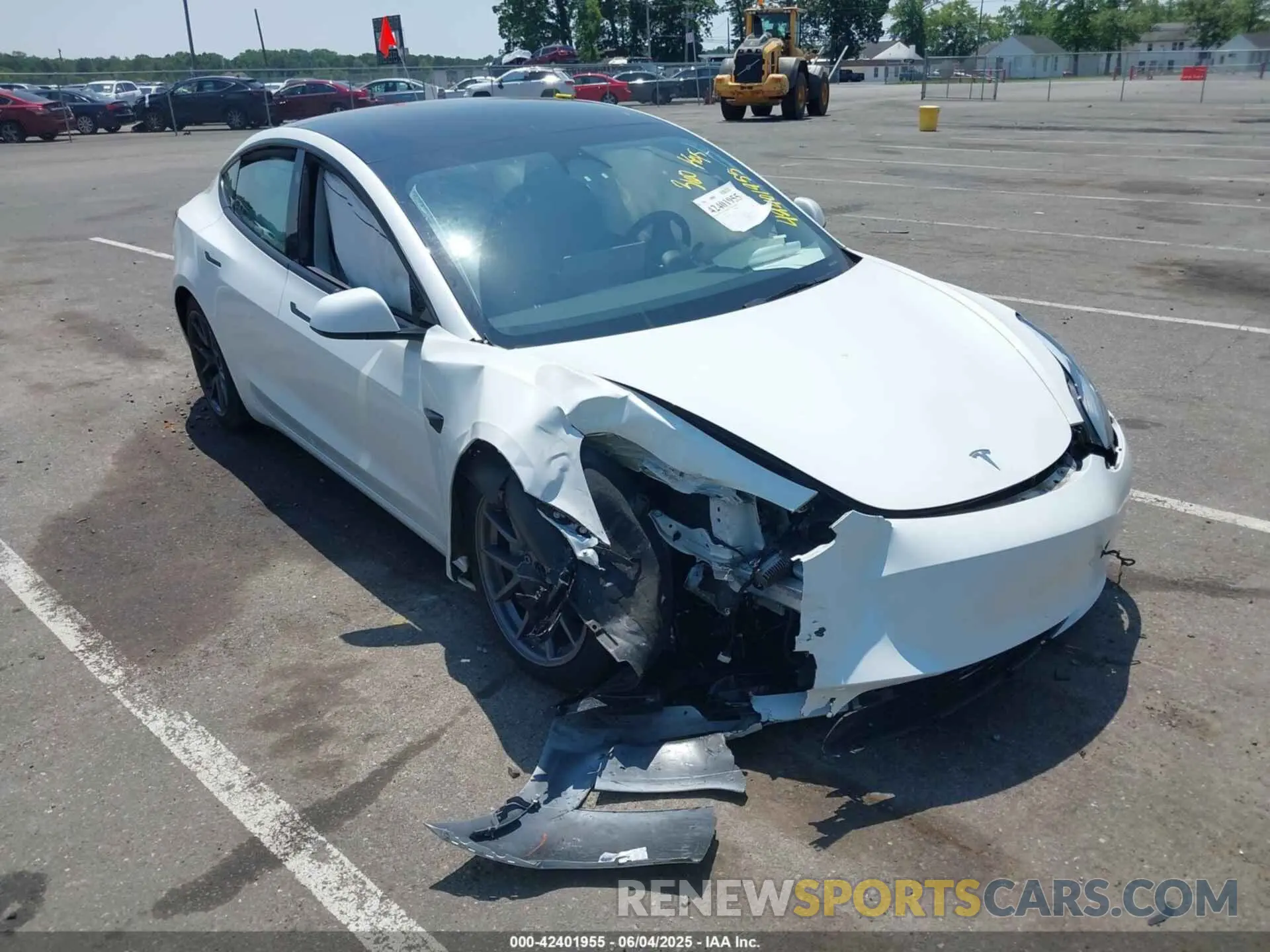 1 Photograph of a damaged car 5YJ3E1EAXPF645384 TESLA MODEL 3 2023