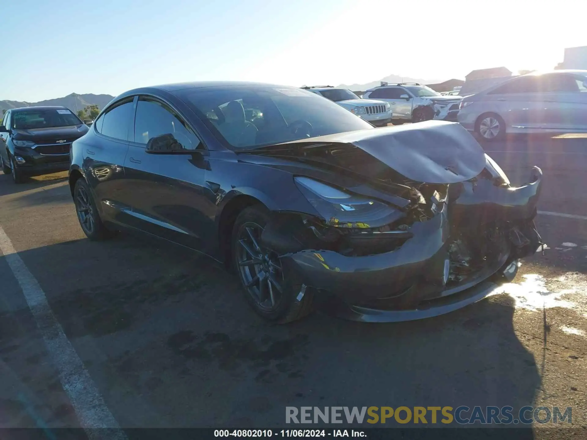 1 Photograph of a damaged car 5YJ3E1EAXPF650830 TESLA MODEL 3 2023
