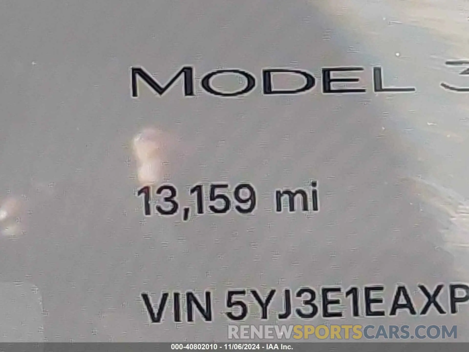 14 Photograph of a damaged car 5YJ3E1EAXPF650830 TESLA MODEL 3 2023