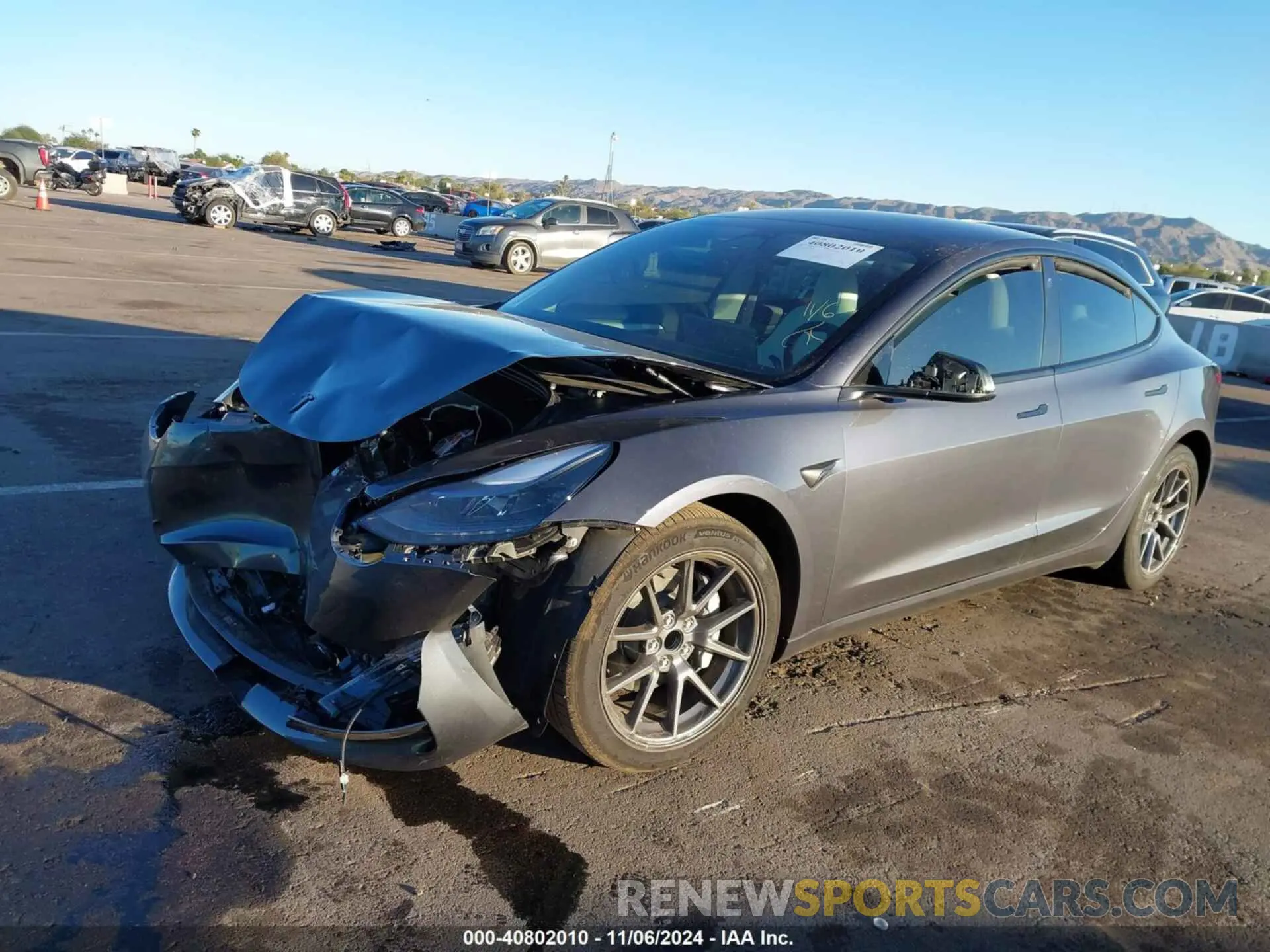 2 Photograph of a damaged car 5YJ3E1EAXPF650830 TESLA MODEL 3 2023