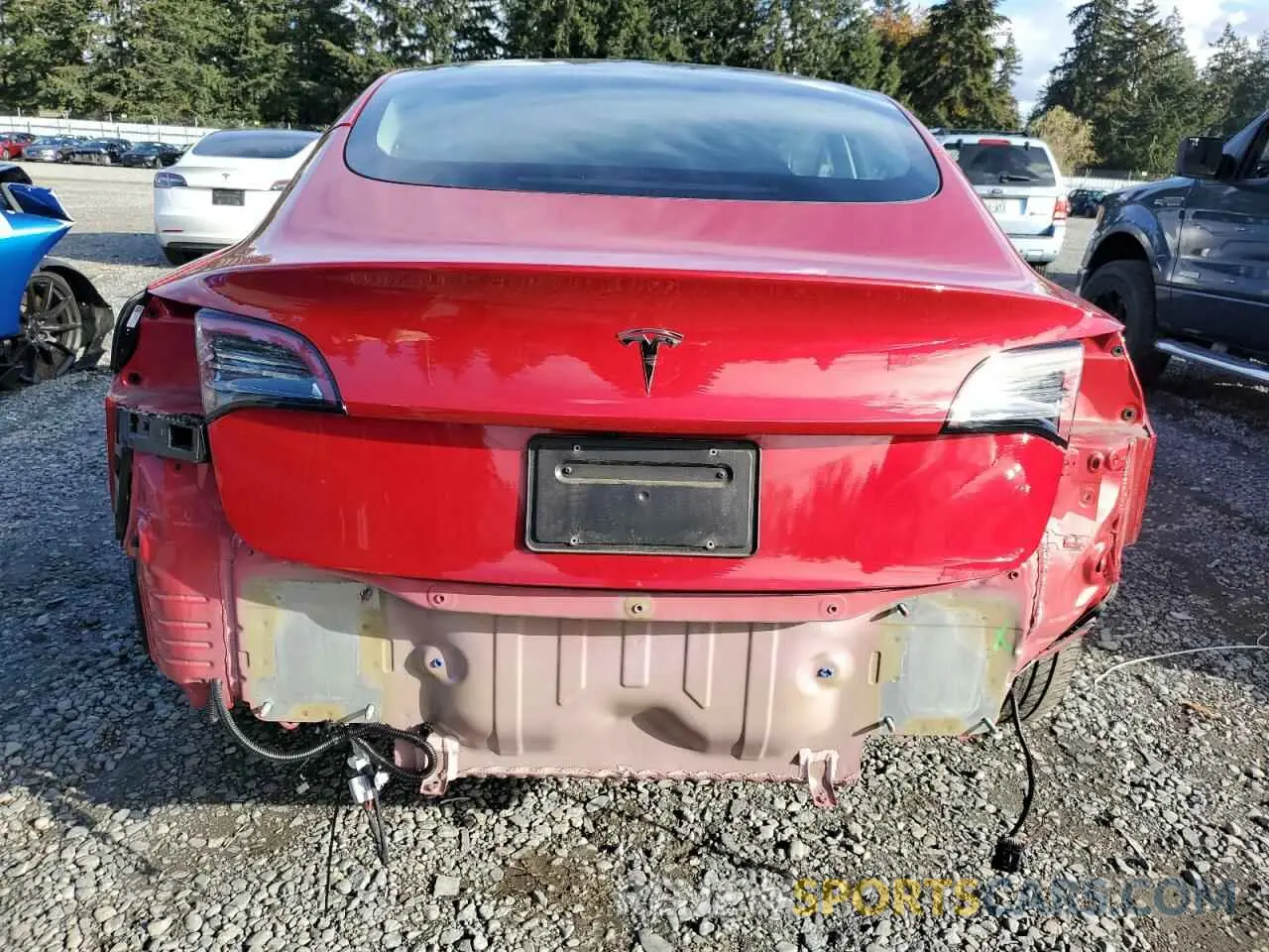 6 Photograph of a damaged car 5YJ3E1EAXPF658393 TESLA MODEL 3 2023