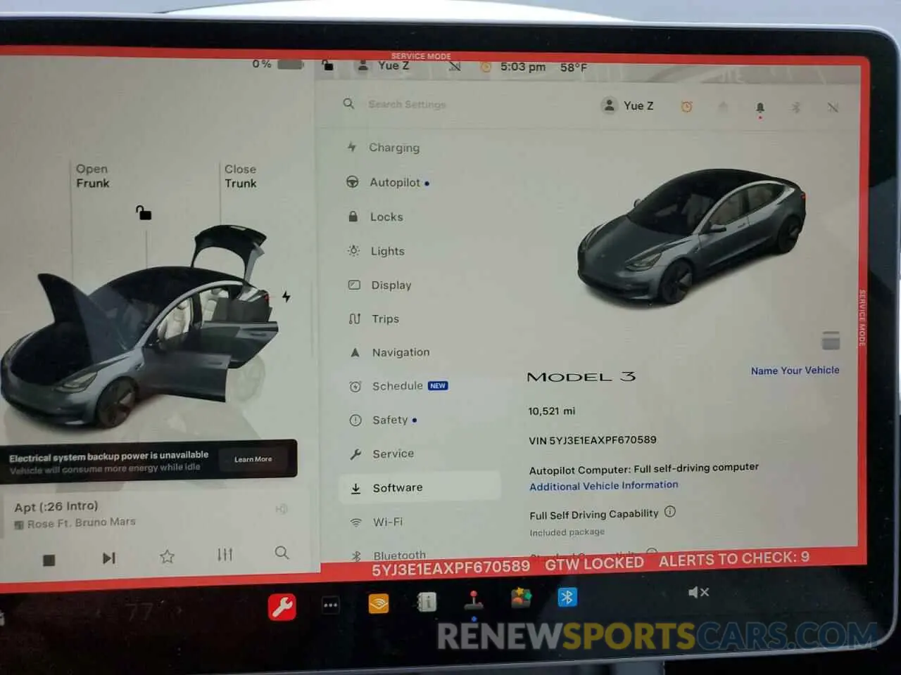 9 Photograph of a damaged car 5YJ3E1EAXPF670589 TESLA MODEL 3 2023