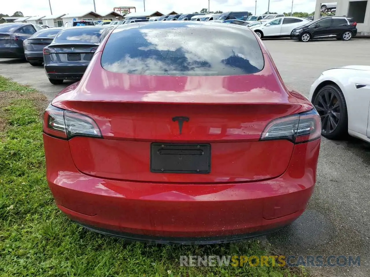 6 Photograph of a damaged car 5YJ3E1EAXPF677929 TESLA MODEL 3 2023