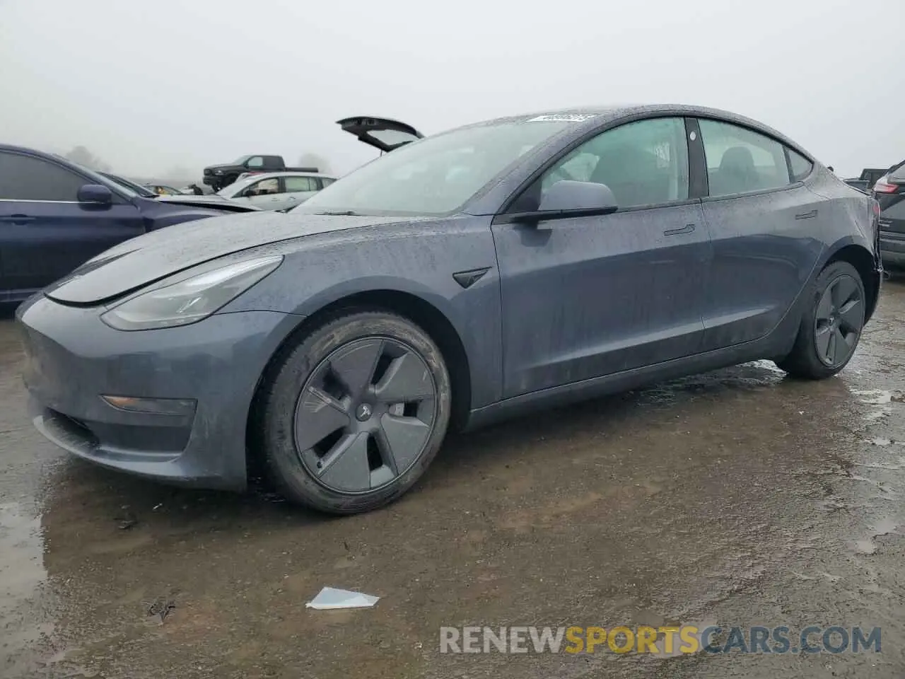 1 Photograph of a damaged car 5YJ3E1EAXPF678014 TESLA MODEL 3 2023