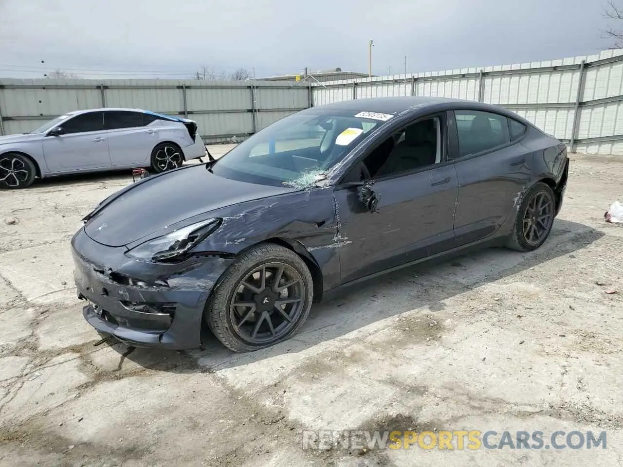1 Photograph of a damaged car 5YJ3E1EAXPF678336 TESLA MODEL 3 2023