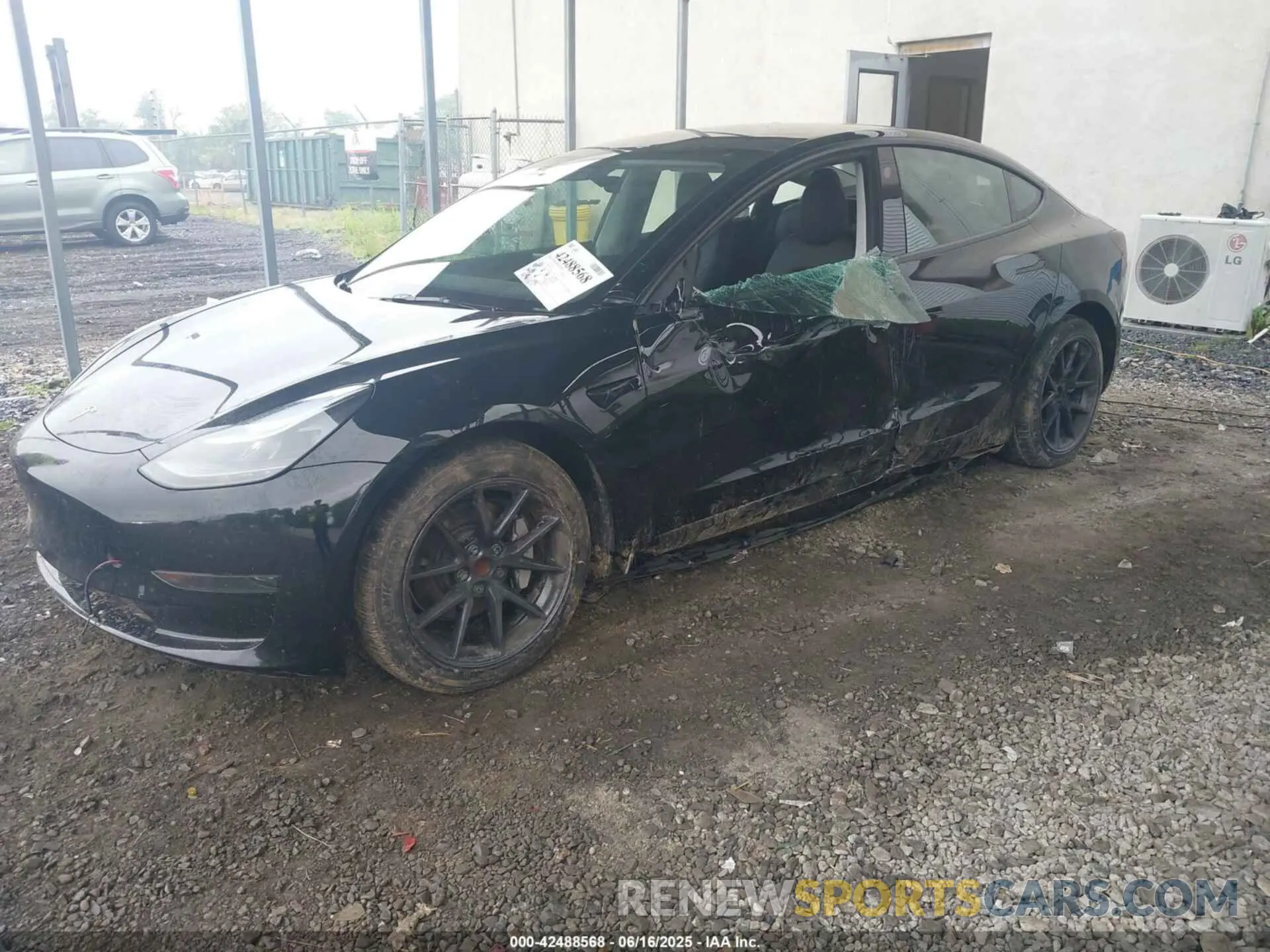 2 Photograph of a damaged car 5YJ3E1EAXPF678417 TESLA MODEL 3 2023