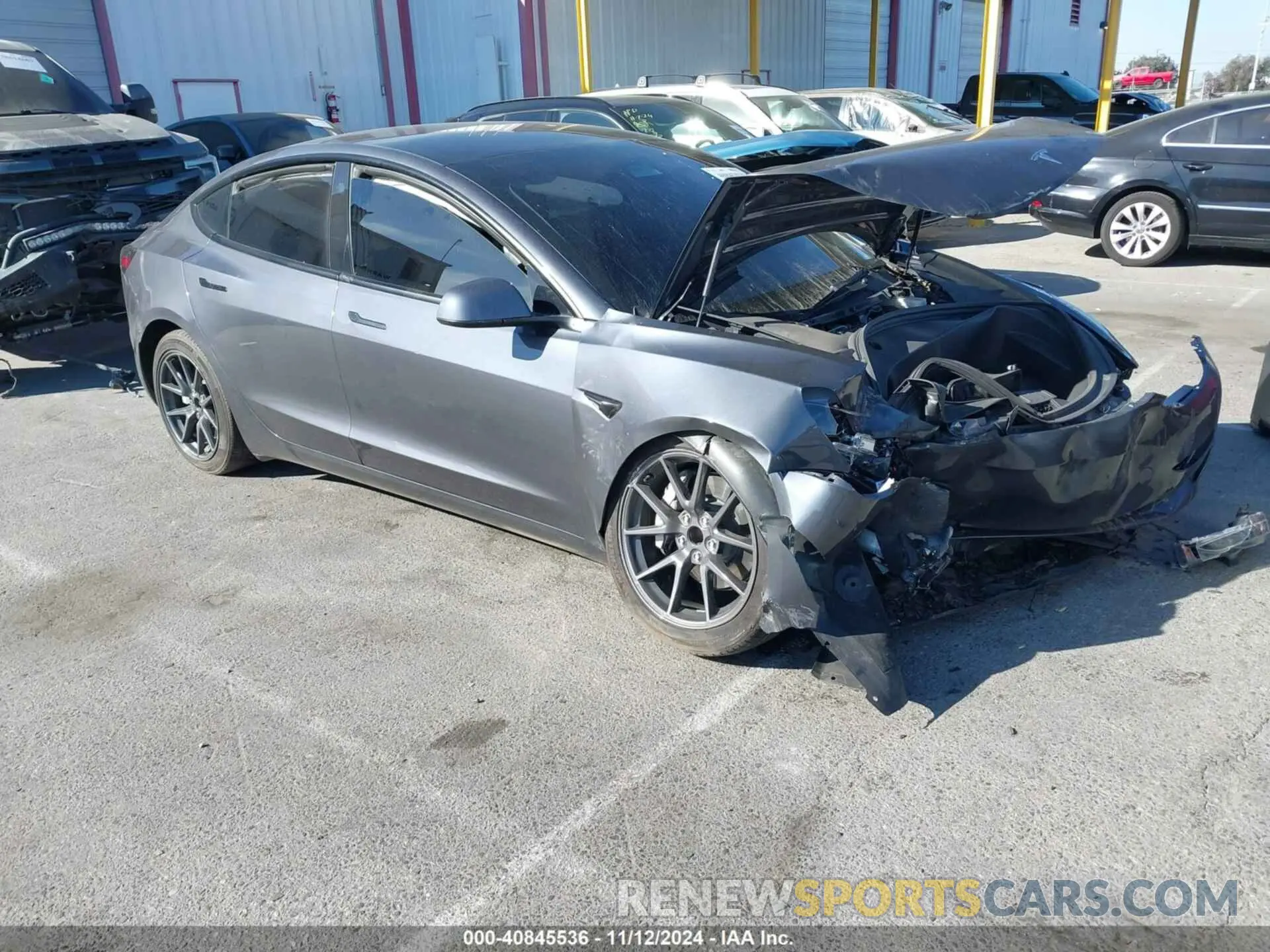 1 Photograph of a damaged car 5YJ3E1EAXPF679258 TESLA MODEL 3 2023