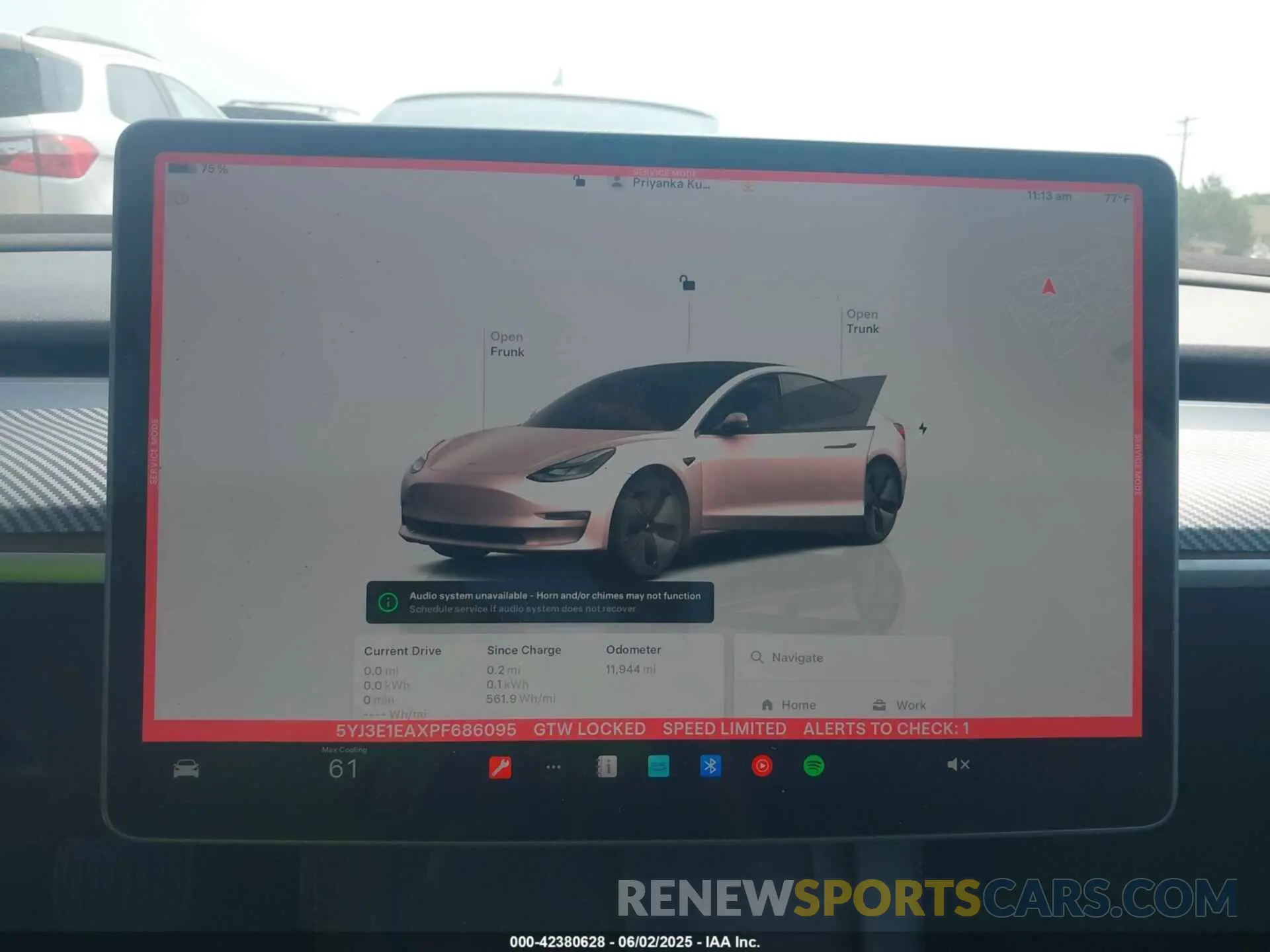 7 Photograph of a damaged car 5YJ3E1EAXPF686095 TESLA MODEL 3 2023
