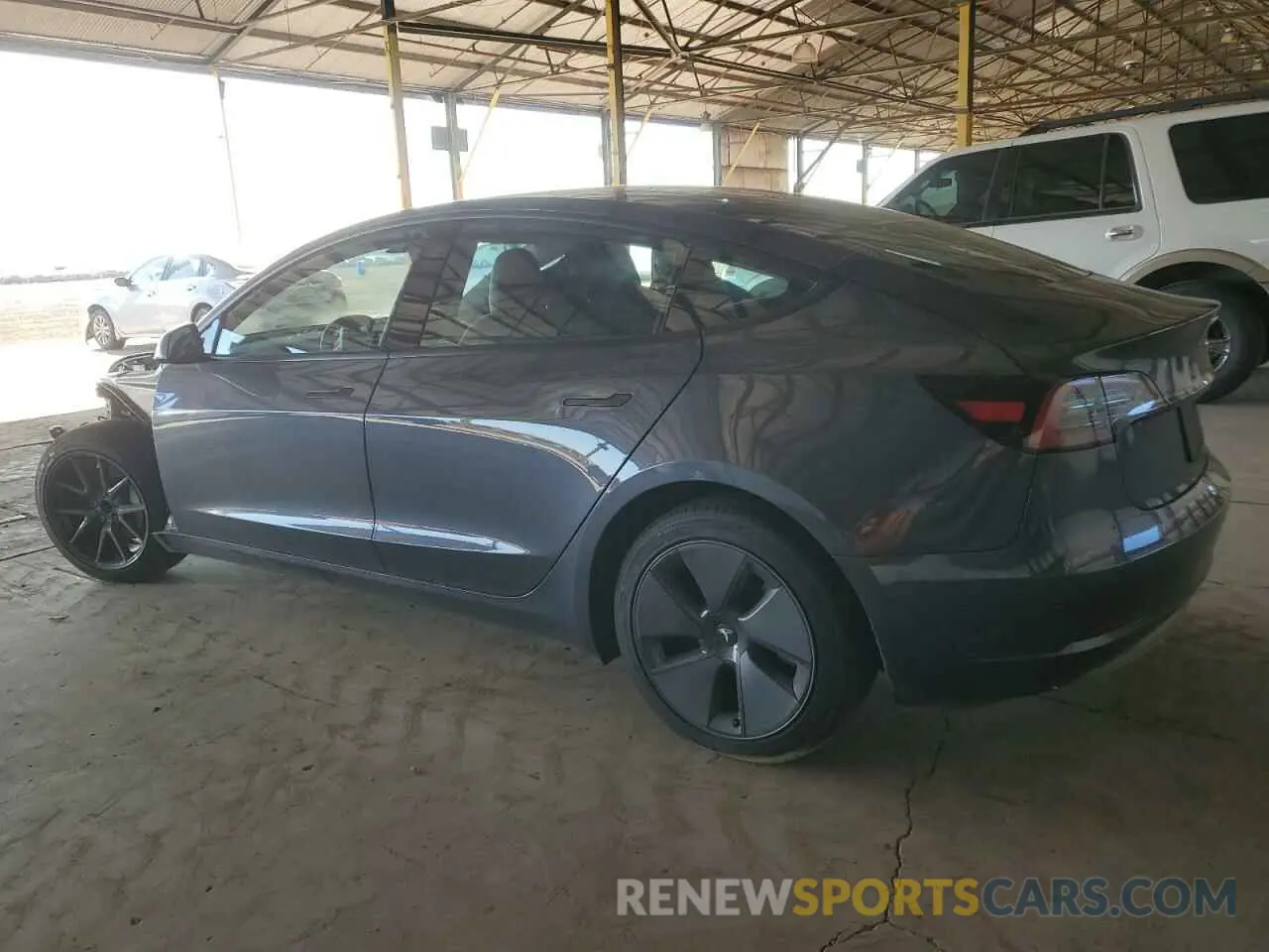2 Photograph of a damaged car 5YJ3E1EAXPF691796 TESLA MODEL 3 2023