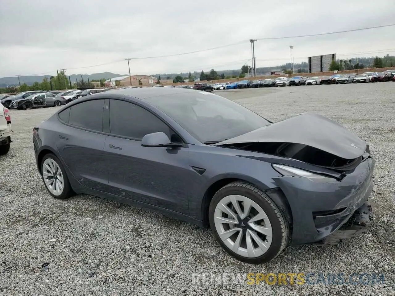 4 Photograph of a damaged car 5YJ3E1EAXPF694942 TESLA MODEL 3 2023