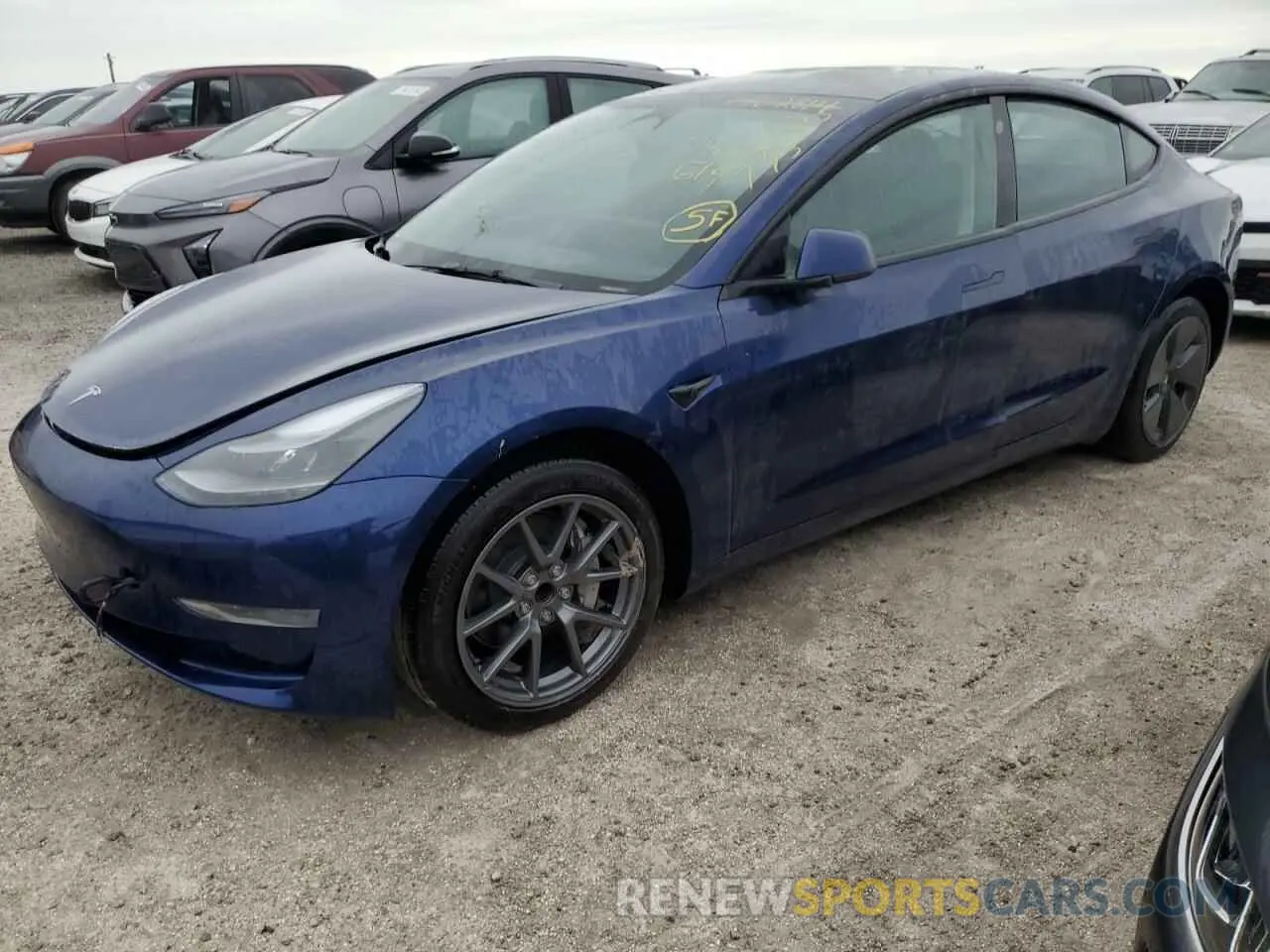 1 Photograph of a damaged car 5YJ3E1EAXPF699459 TESLA MODEL 3 2023