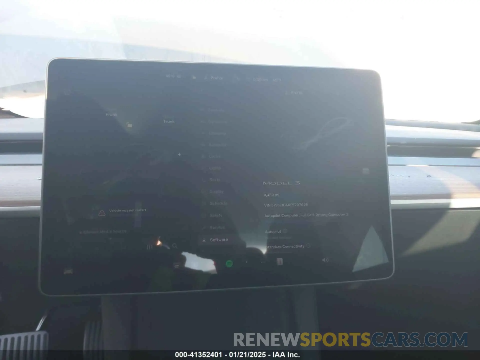 17 Photograph of a damaged car 5YJ3E1EAXPF707026 TESLA MODEL 3 2023