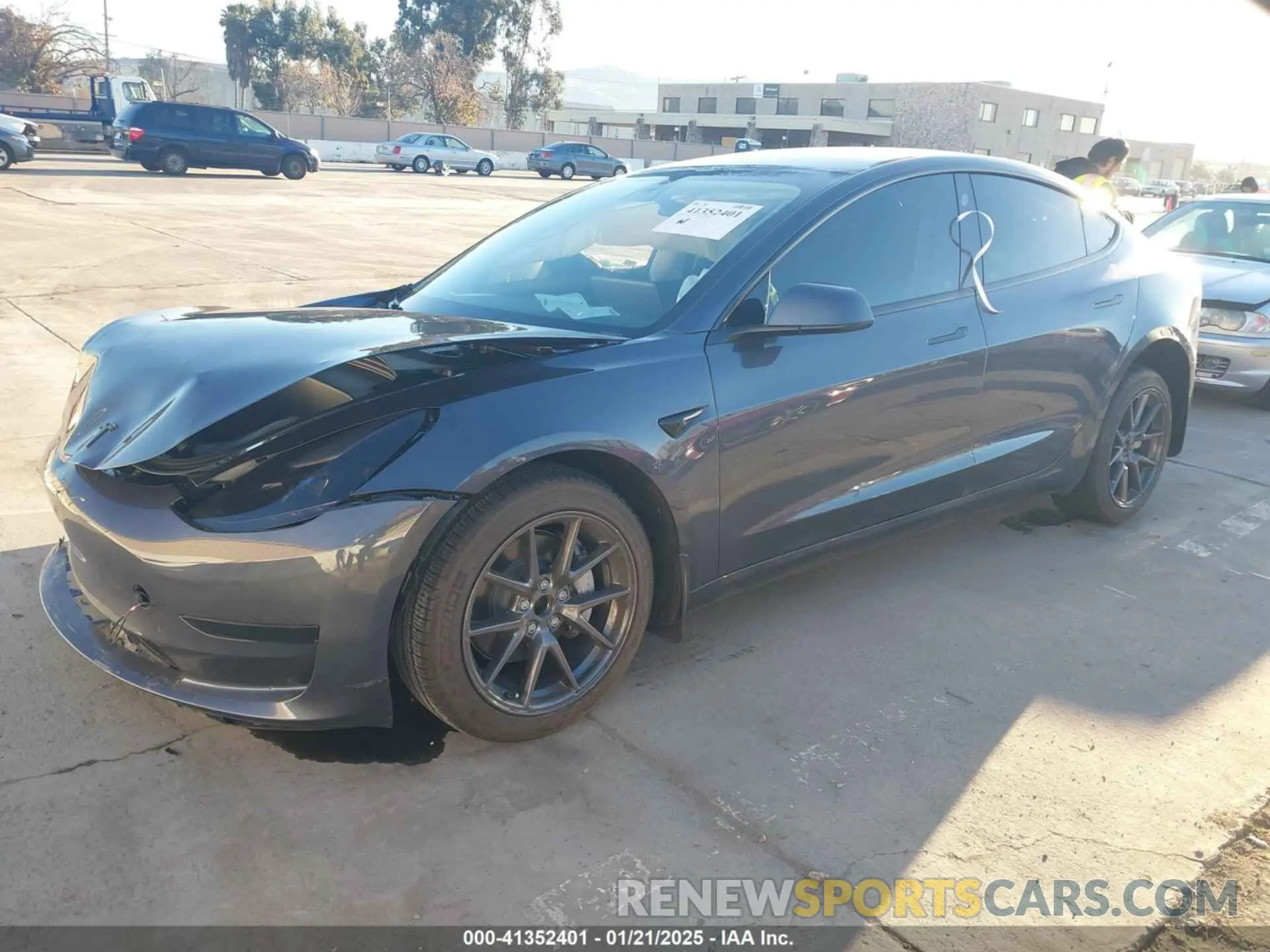 2 Photograph of a damaged car 5YJ3E1EAXPF707026 TESLA MODEL 3 2023