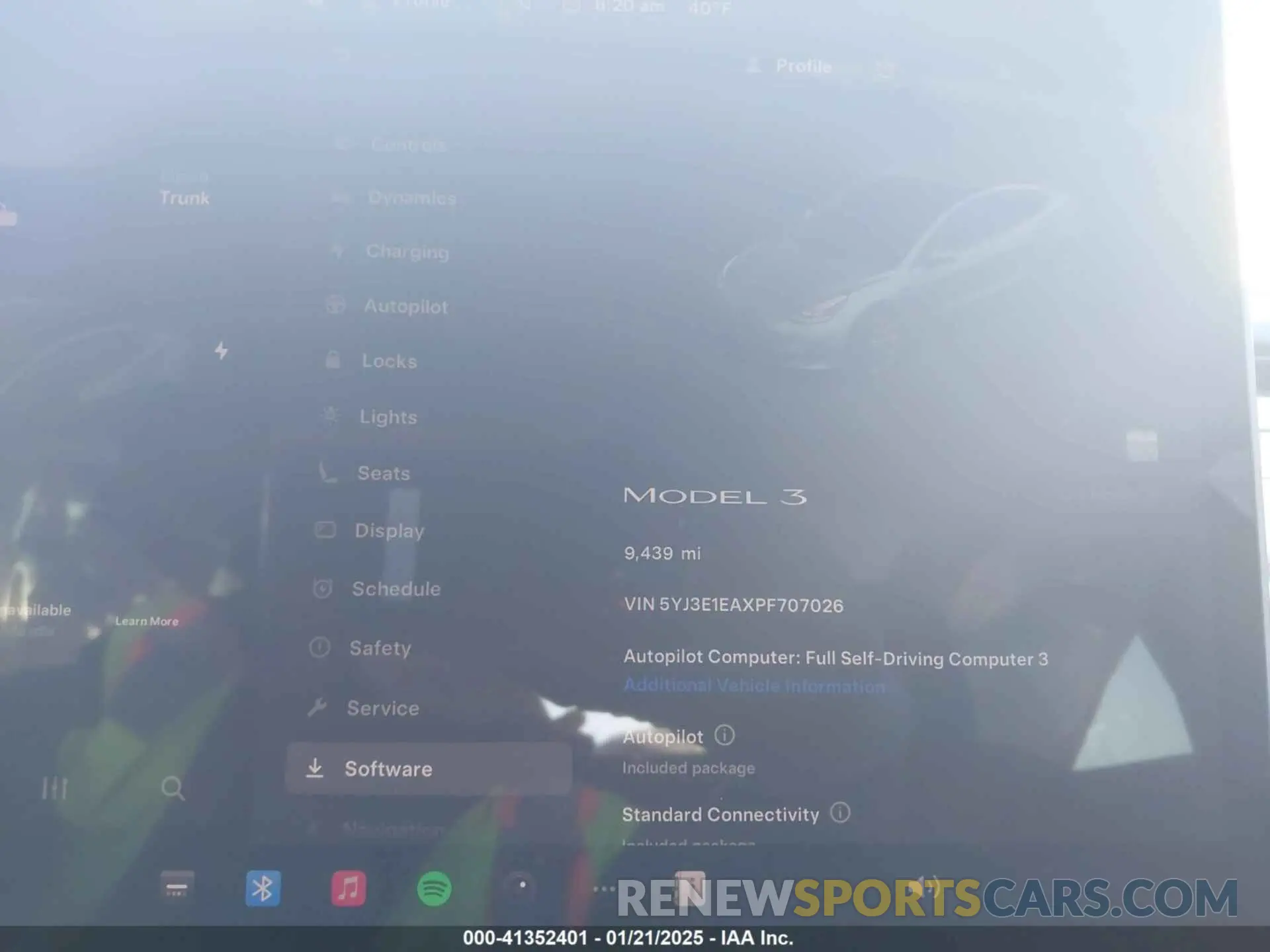 7 Photograph of a damaged car 5YJ3E1EAXPF707026 TESLA MODEL 3 2023