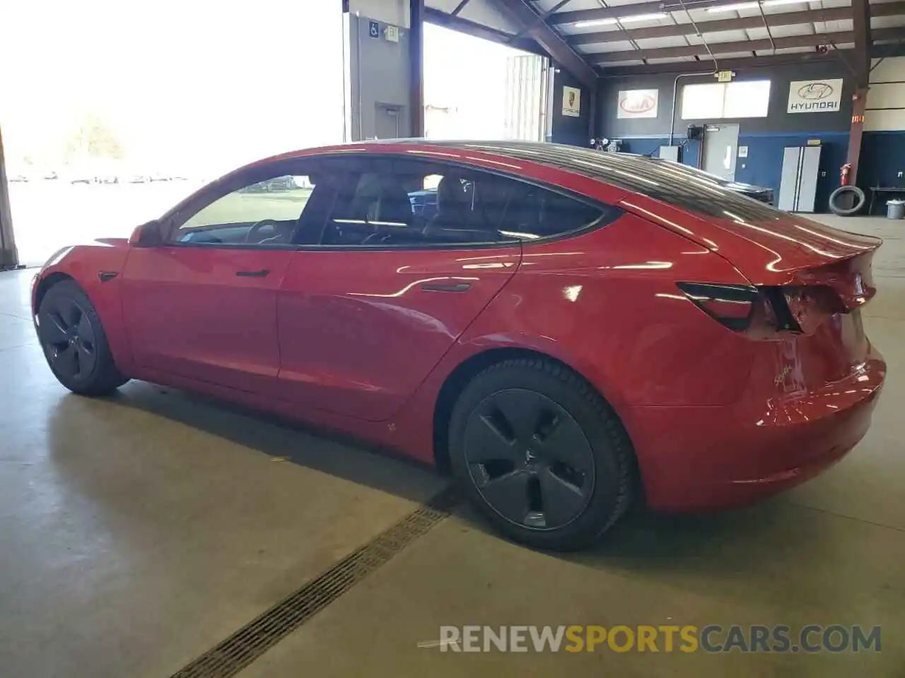 2 Photograph of a damaged car 5YJ3E1EB0PF389247 TESLA MODEL 3 2023