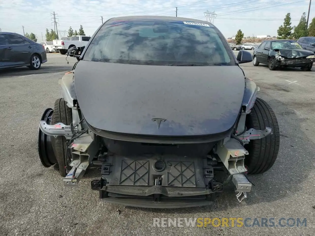 5 Photograph of a damaged car 5YJ3E1EB0PF393332 TESLA MODEL 3 2023
