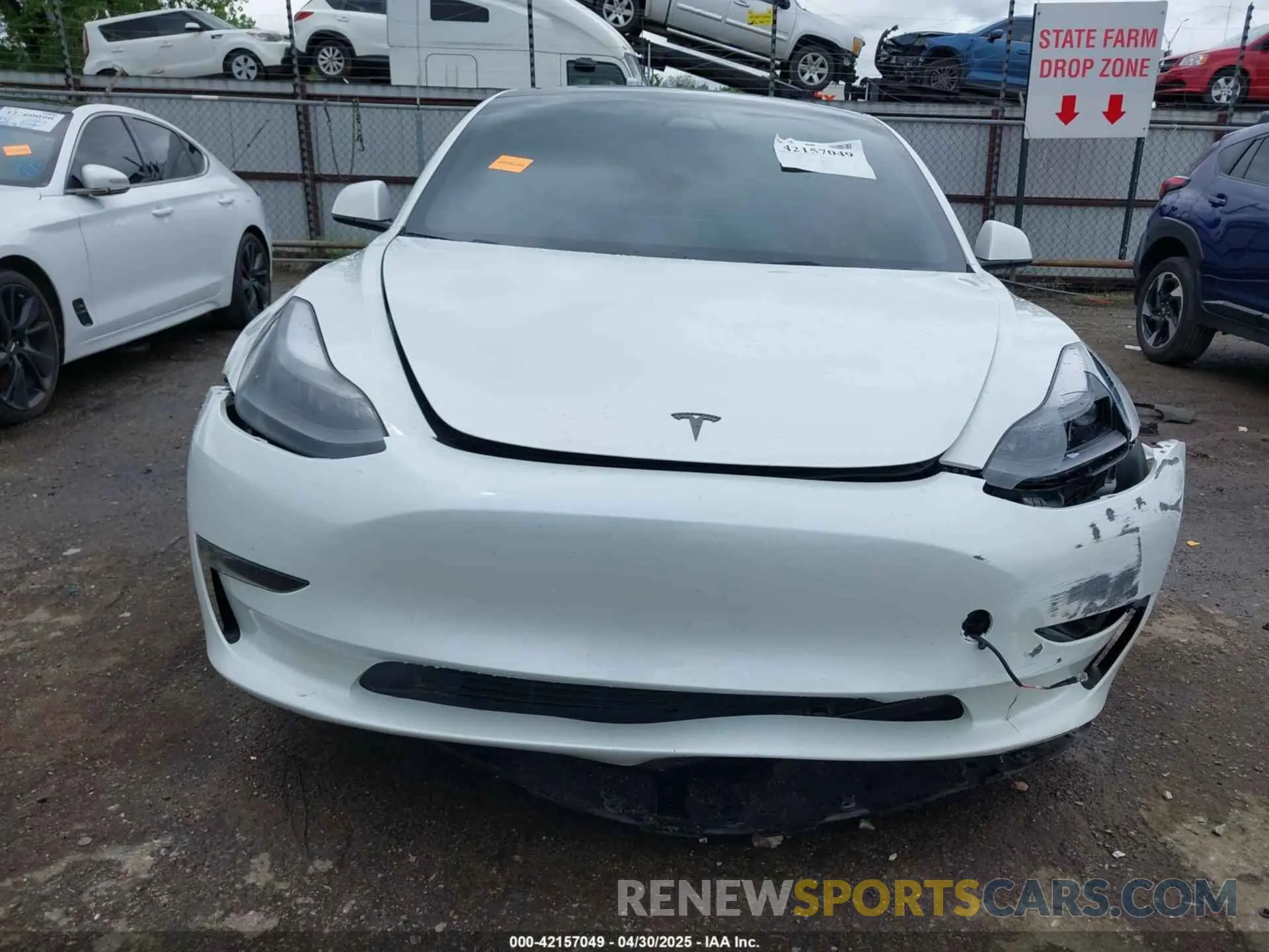 12 Photograph of a damaged car 5YJ3E1EB0PF596303 TESLA MODEL 3 2023