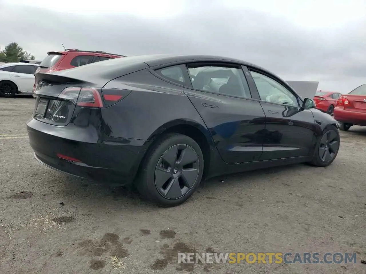 3 Photograph of a damaged car 5YJ3E1EB0PF608661 TESLA MODEL 3 2023