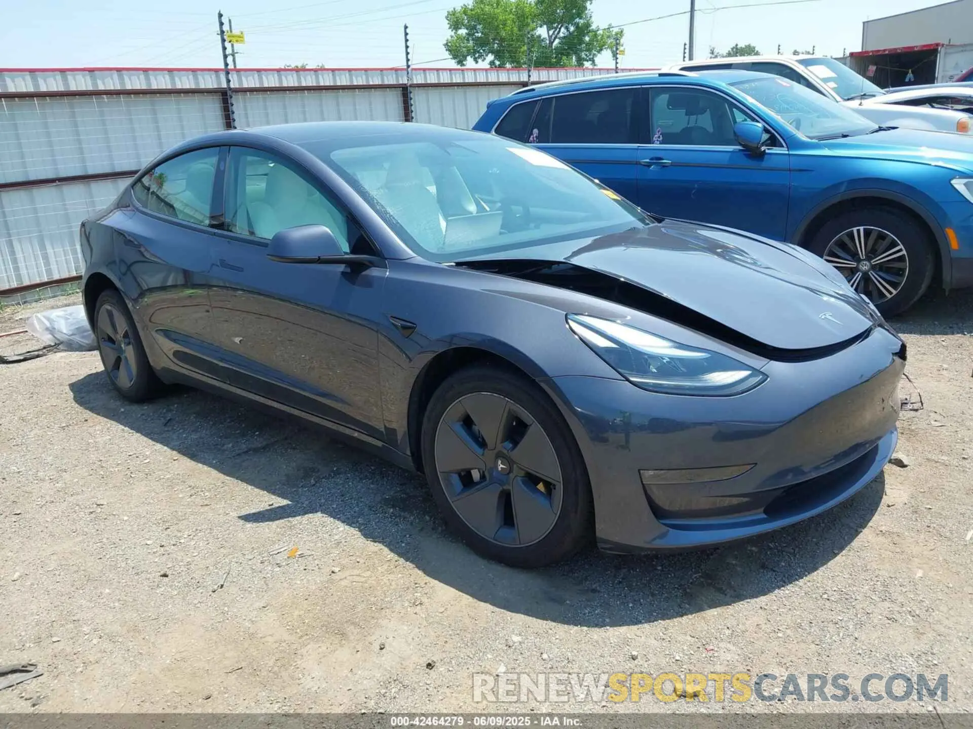 1 Photograph of a damaged car 5YJ3E1EB0PF631633 TESLA MODEL 3 2023