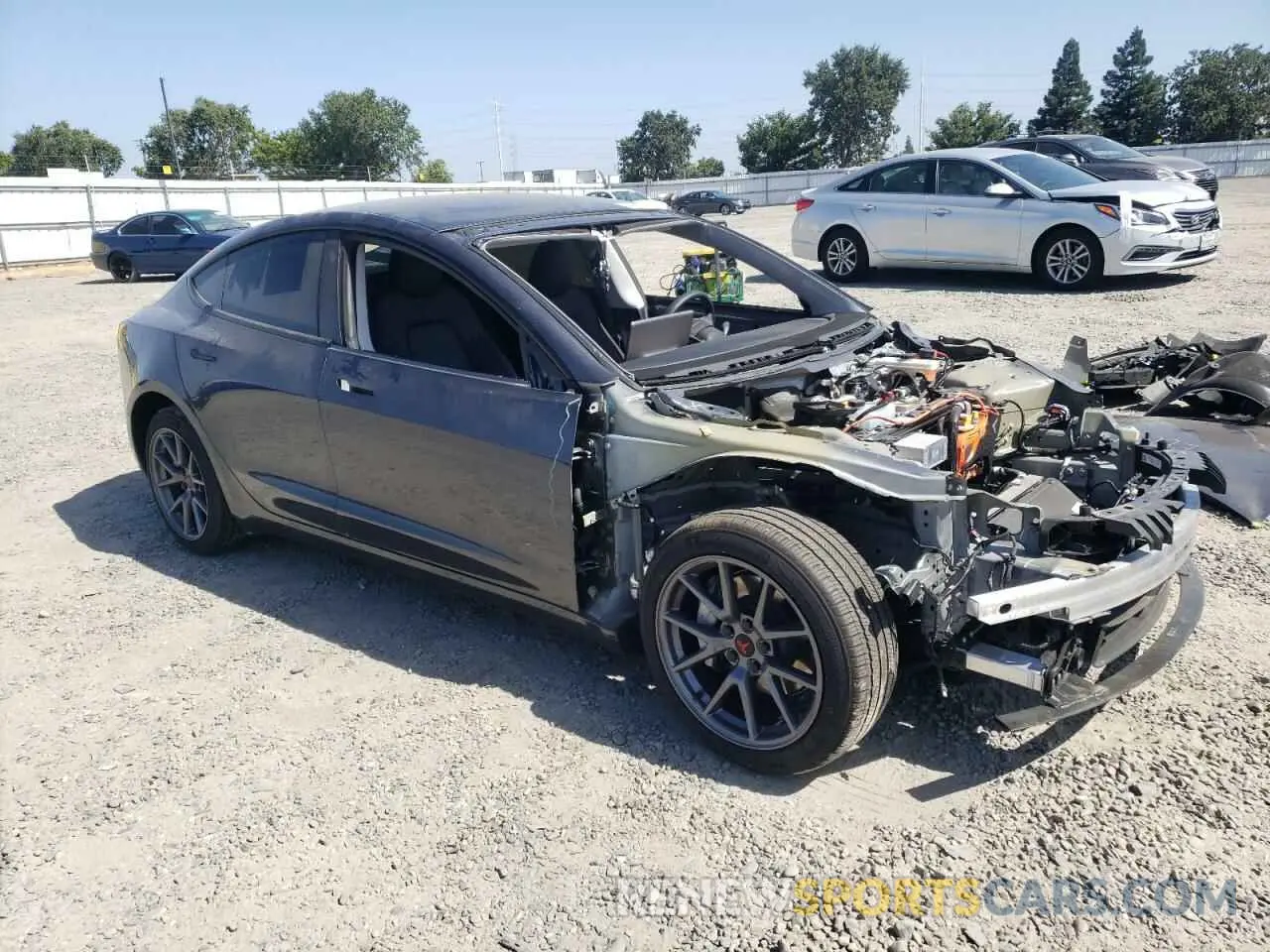 4 Photograph of a damaged car 5YJ3E1EB0PF636721 TESLA MODEL 3 2023