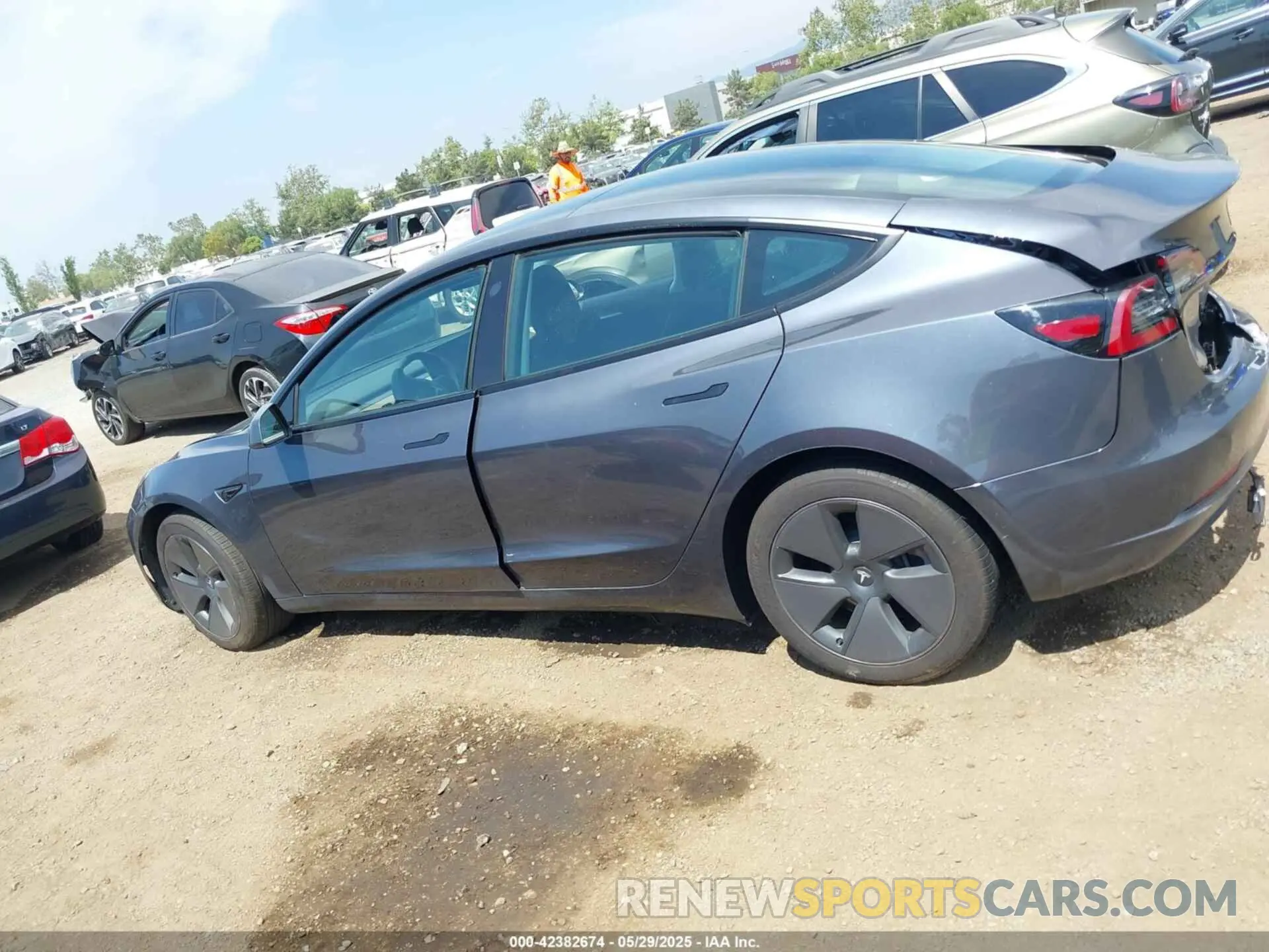 13 Photograph of a damaged car 5YJ3E1EB0PF675745 TESLA MODEL 3 2023