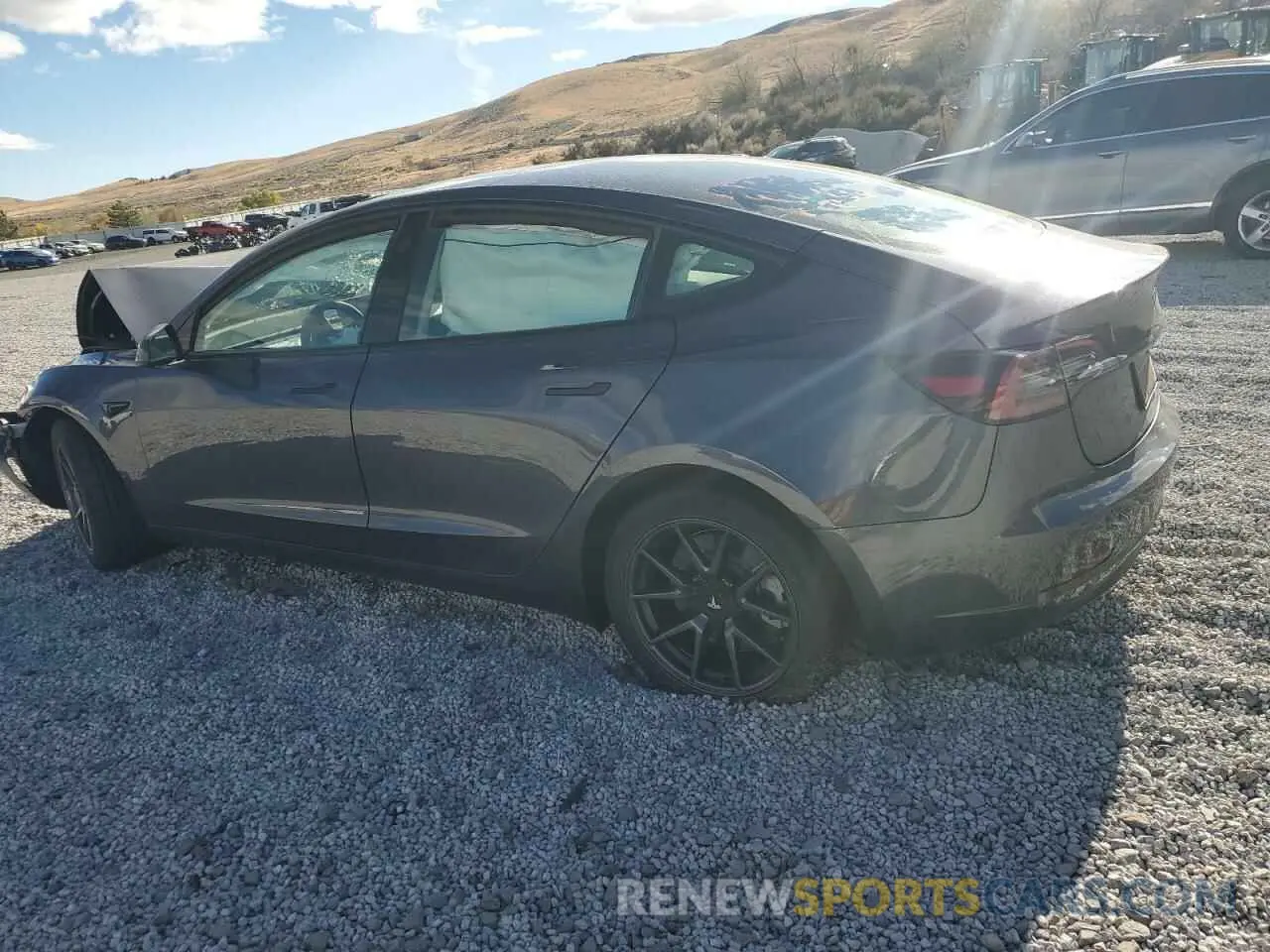 2 Photograph of a damaged car 5YJ3E1EB0PF683800 TESLA MODEL 3 2023