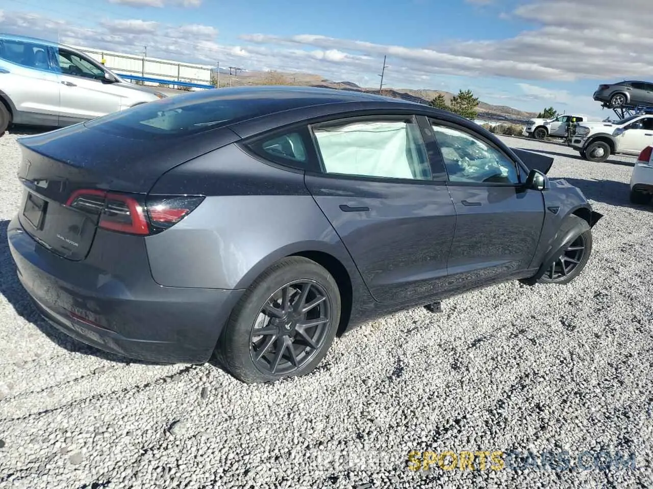 3 Photograph of a damaged car 5YJ3E1EB0PF683800 TESLA MODEL 3 2023