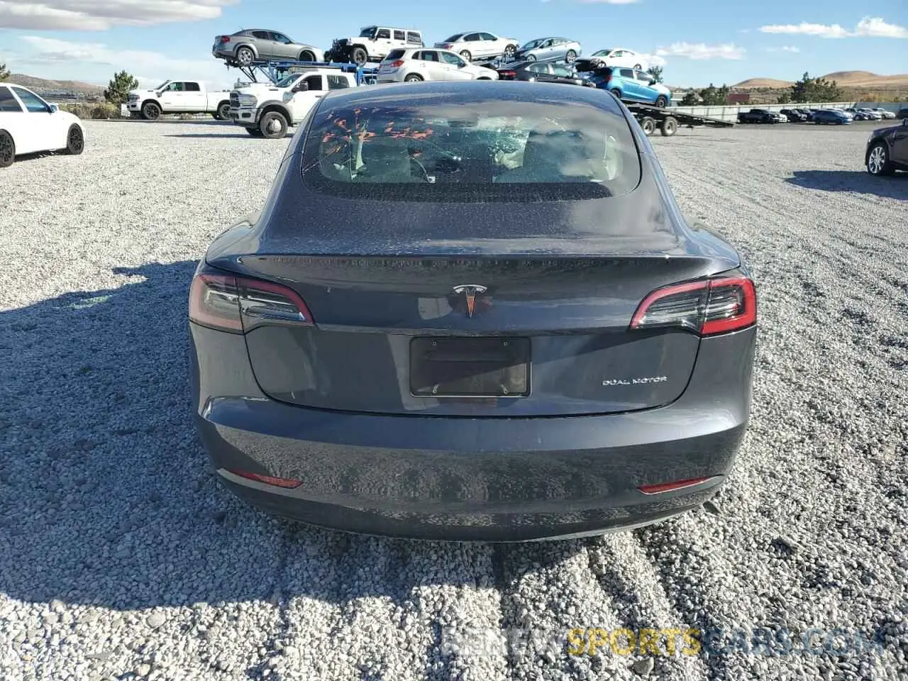 6 Photograph of a damaged car 5YJ3E1EB0PF683800 TESLA MODEL 3 2023
