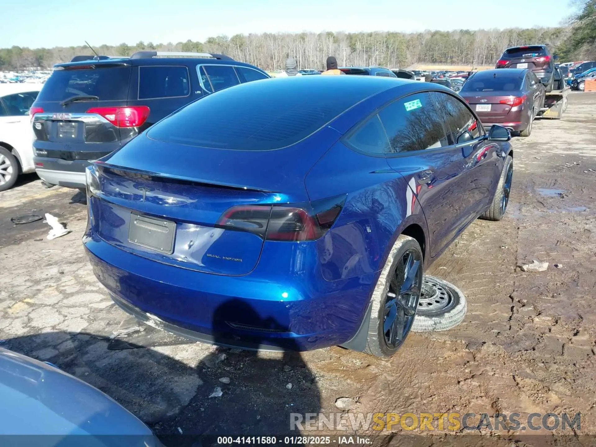4 Photograph of a damaged car 5YJ3E1EB0PF688172 TESLA MODEL 3 2023