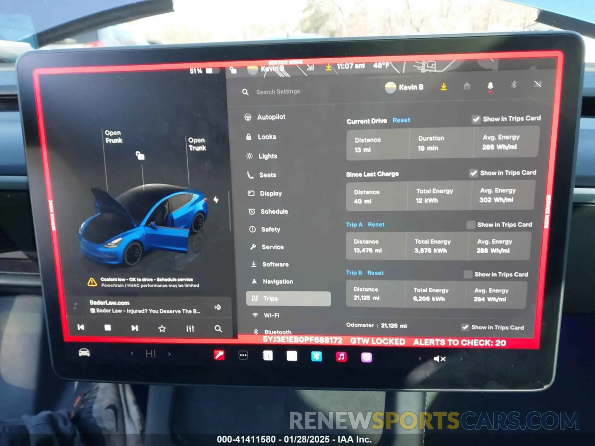 7 Photograph of a damaged car 5YJ3E1EB0PF688172 TESLA MODEL 3 2023
