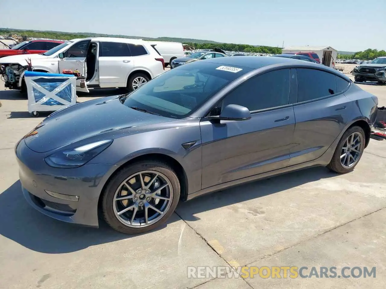 1 Photograph of a damaged car 5YJ3E1EB1PF390262 TESLA MODEL 3 2023