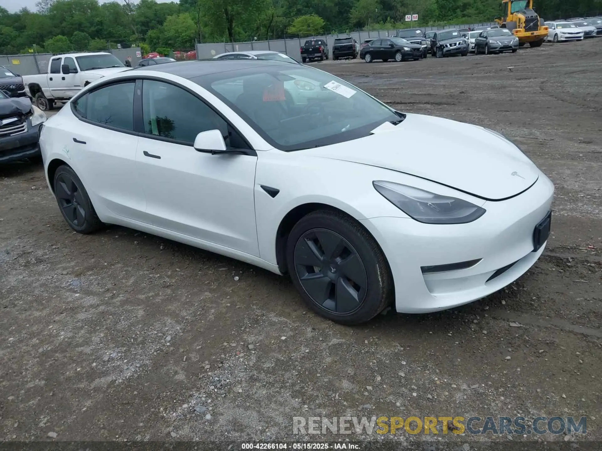 1 Photograph of a damaged car 5YJ3E1EB1PF393193 TESLA MODEL 3 2023