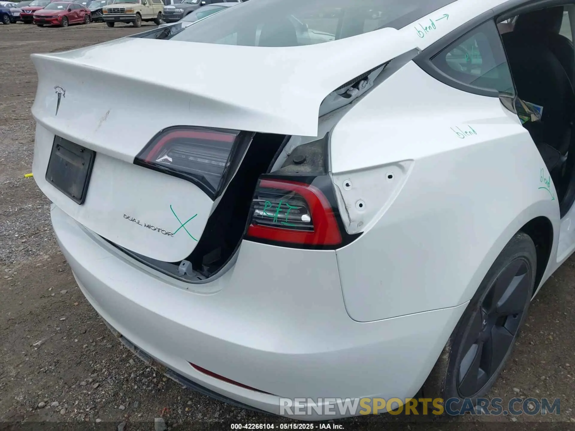 19 Photograph of a damaged car 5YJ3E1EB1PF393193 TESLA MODEL 3 2023