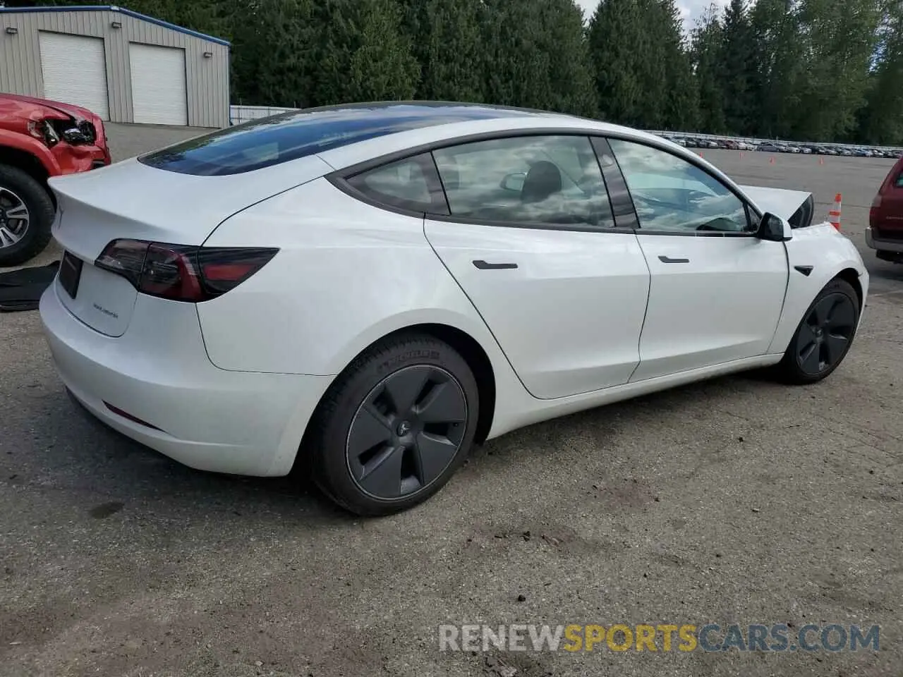 3 Photograph of a damaged car 5YJ3E1EB1PF603100 TESLA MODEL 3 2023