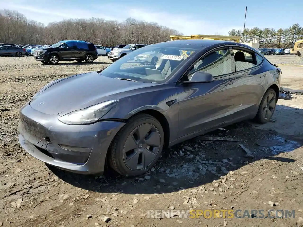 1 Photograph of a damaged car 5YJ3E1EB1PF661918 TESLA MODEL 3 2023