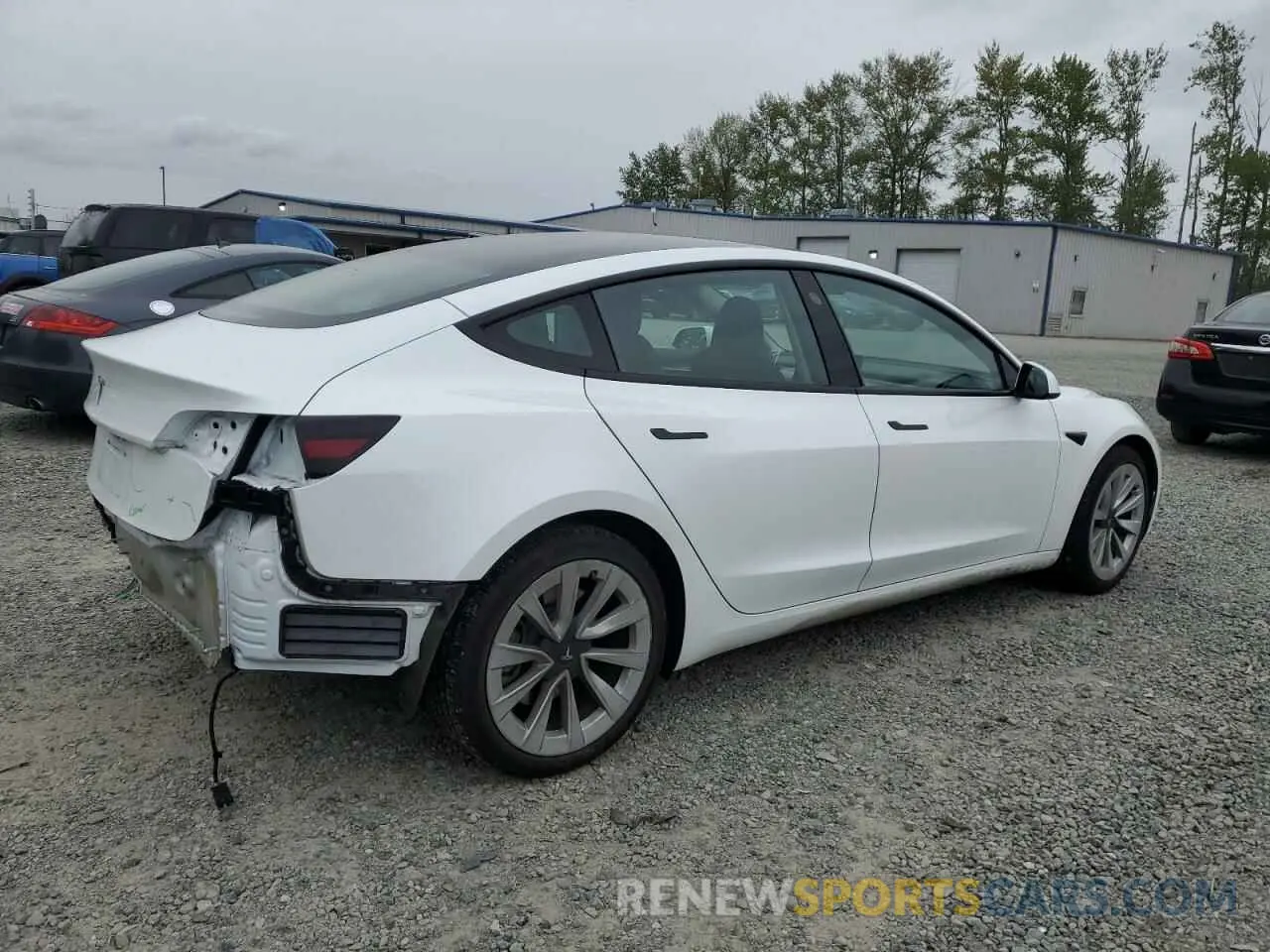 3 Photograph of a damaged car 5YJ3E1EB1PF665368 TESLA MODEL 3 2023