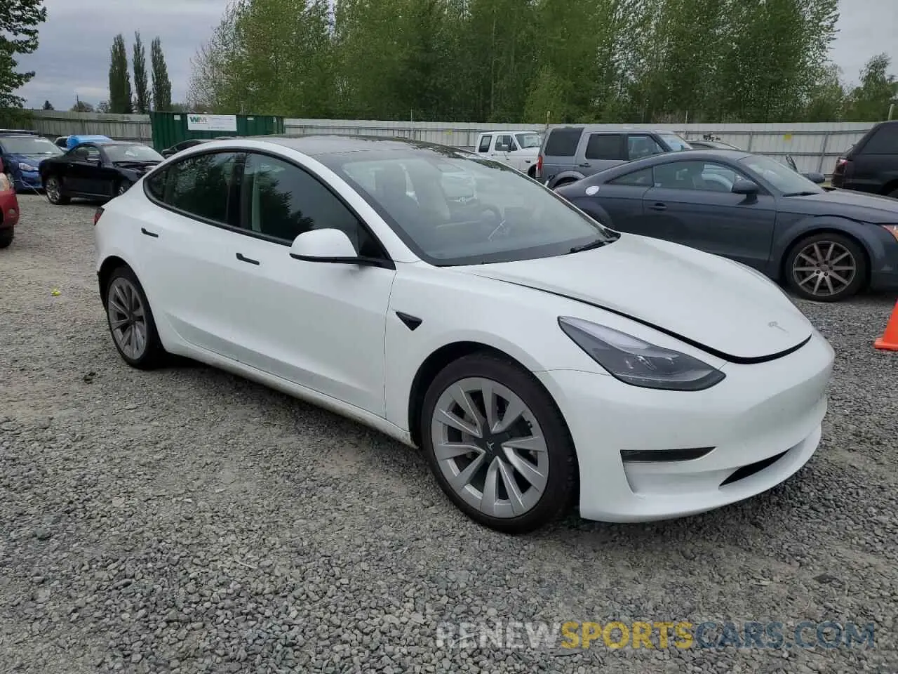 4 Photograph of a damaged car 5YJ3E1EB1PF665368 TESLA MODEL 3 2023