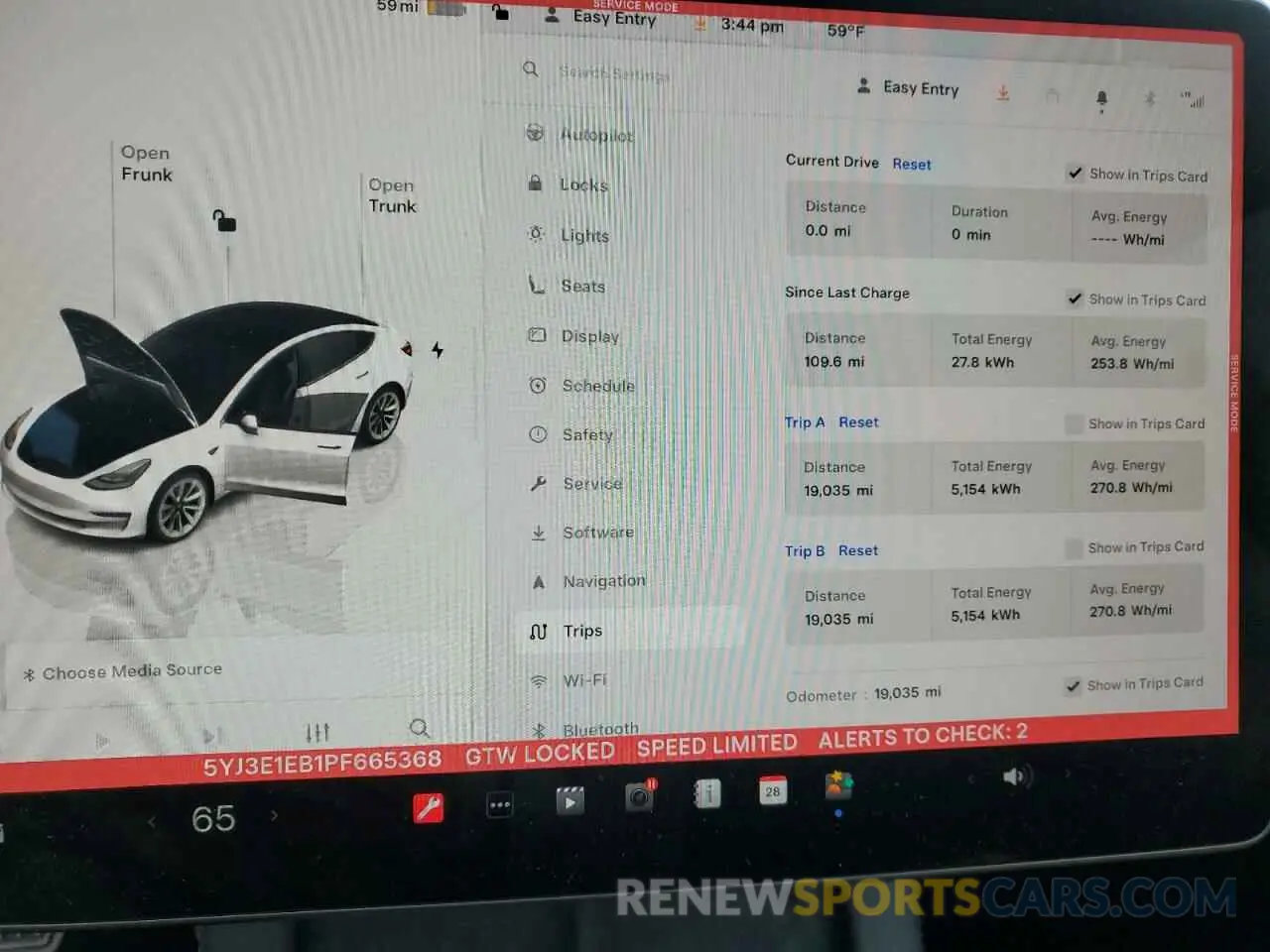 9 Photograph of a damaged car 5YJ3E1EB1PF665368 TESLA MODEL 3 2023