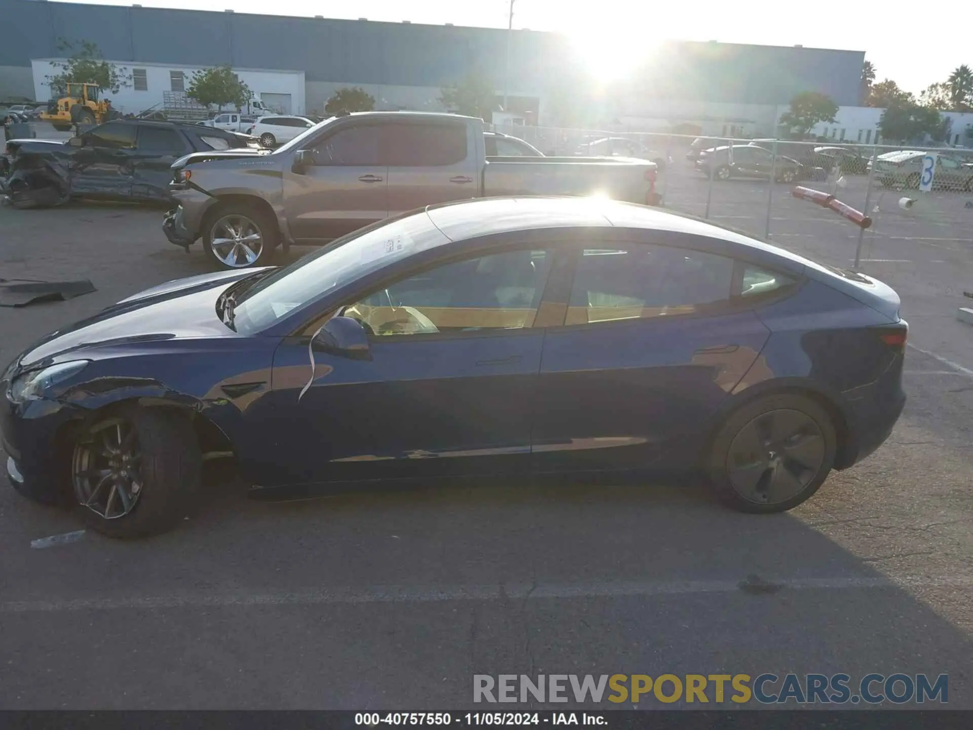 14 Photograph of a damaged car 5YJ3E1EB1PF670540 TESLA MODEL 3 2023
