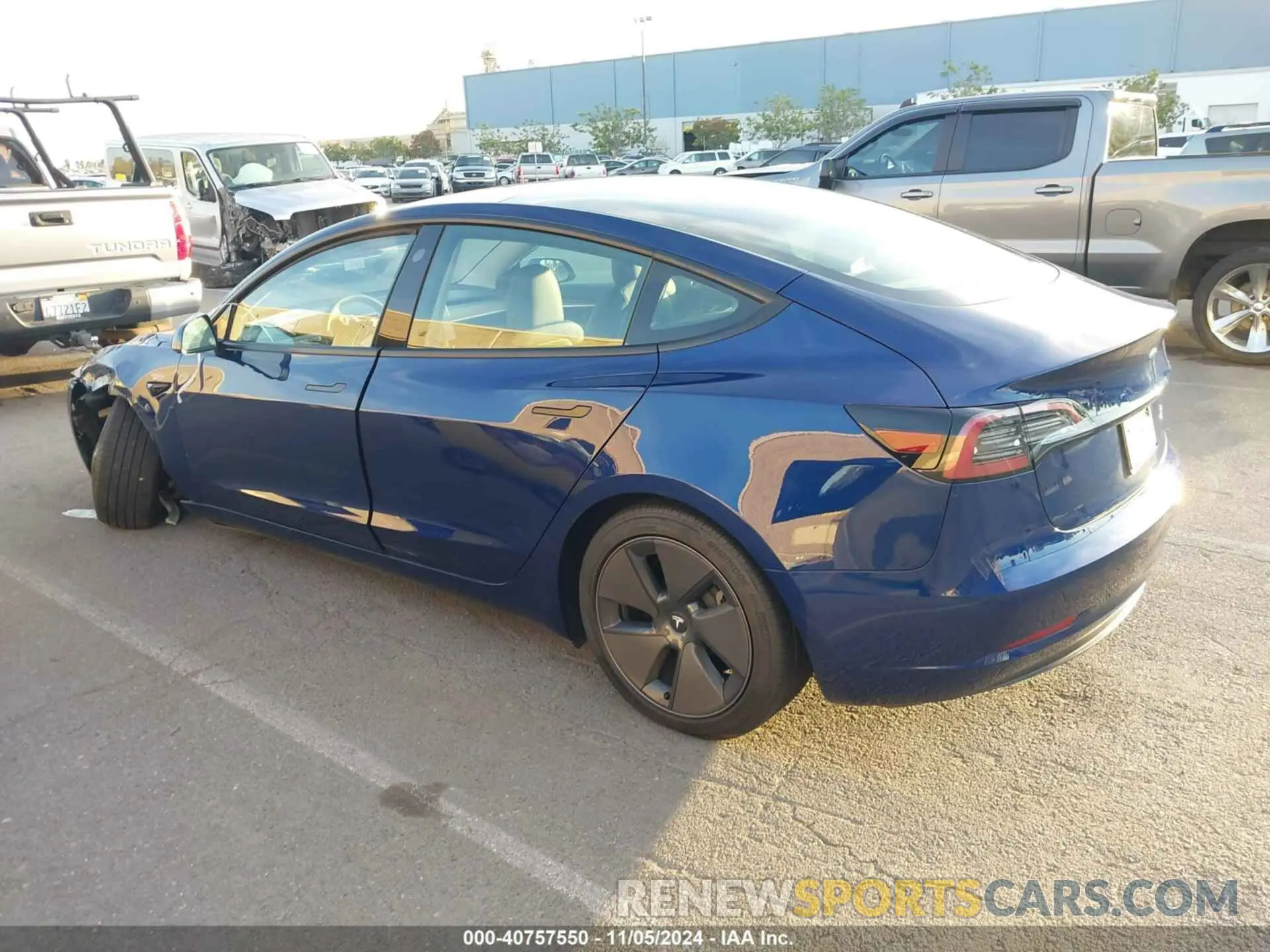 3 Photograph of a damaged car 5YJ3E1EB1PF670540 TESLA MODEL 3 2023