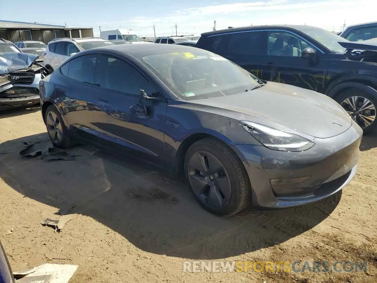 4 Photograph of a damaged car 5YJ3E1EB1PF688455 TESLA MODEL 3 2023