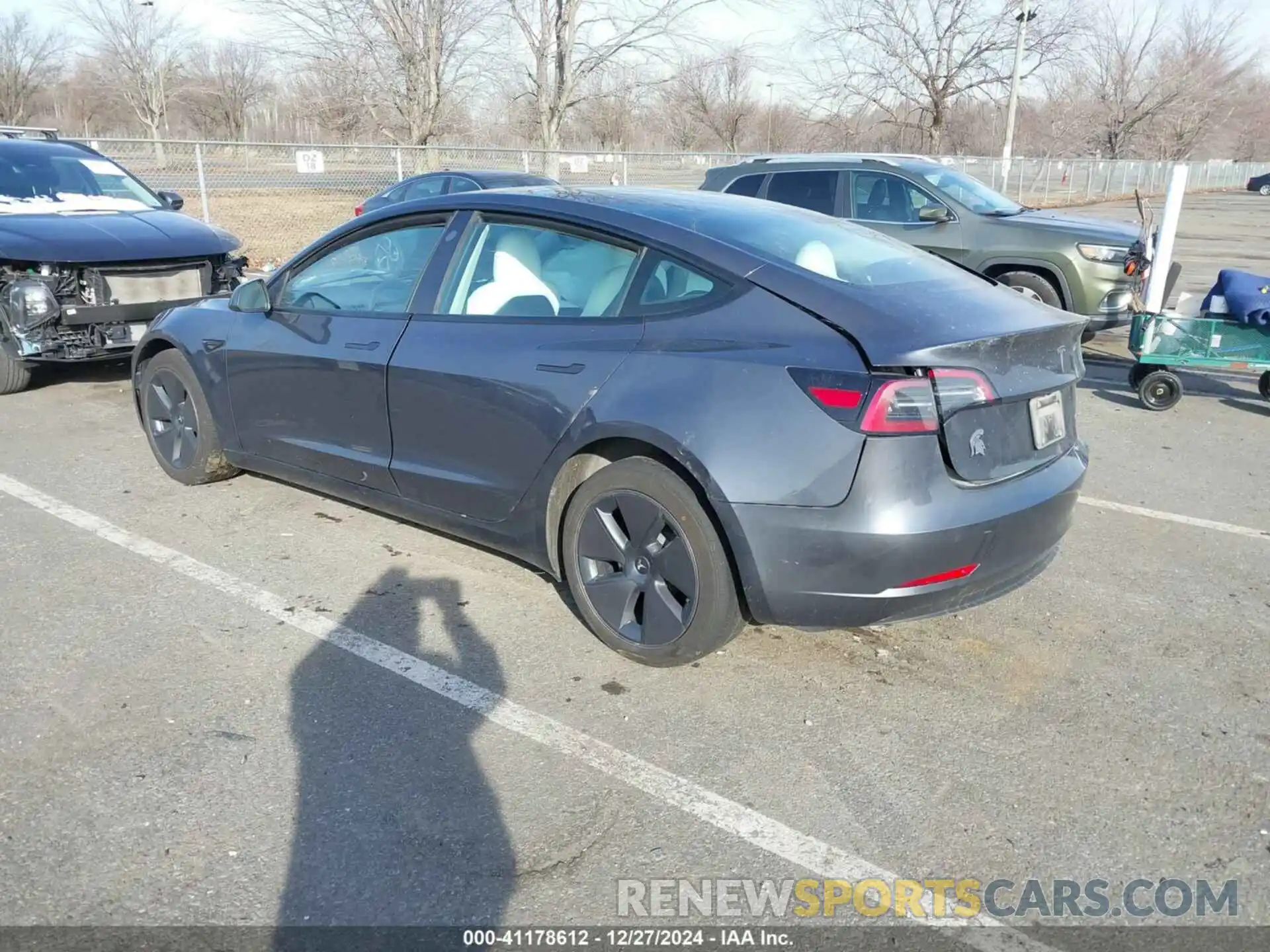 3 Photograph of a damaged car 5YJ3E1EB1PF703360 TESLA MODEL 3 2023