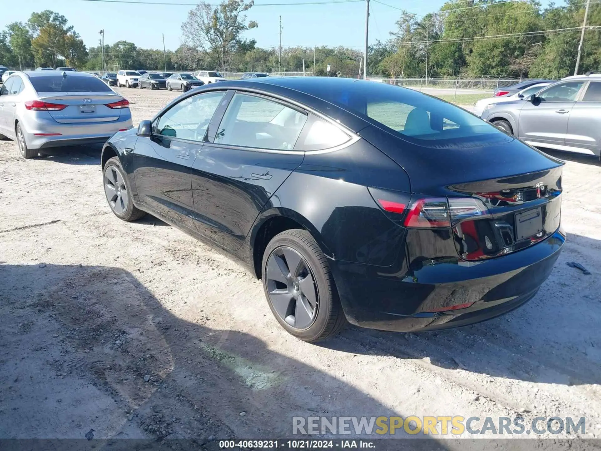 3 Photograph of a damaged car 5YJ3E1EB2PF389329 TESLA MODEL 3 2023