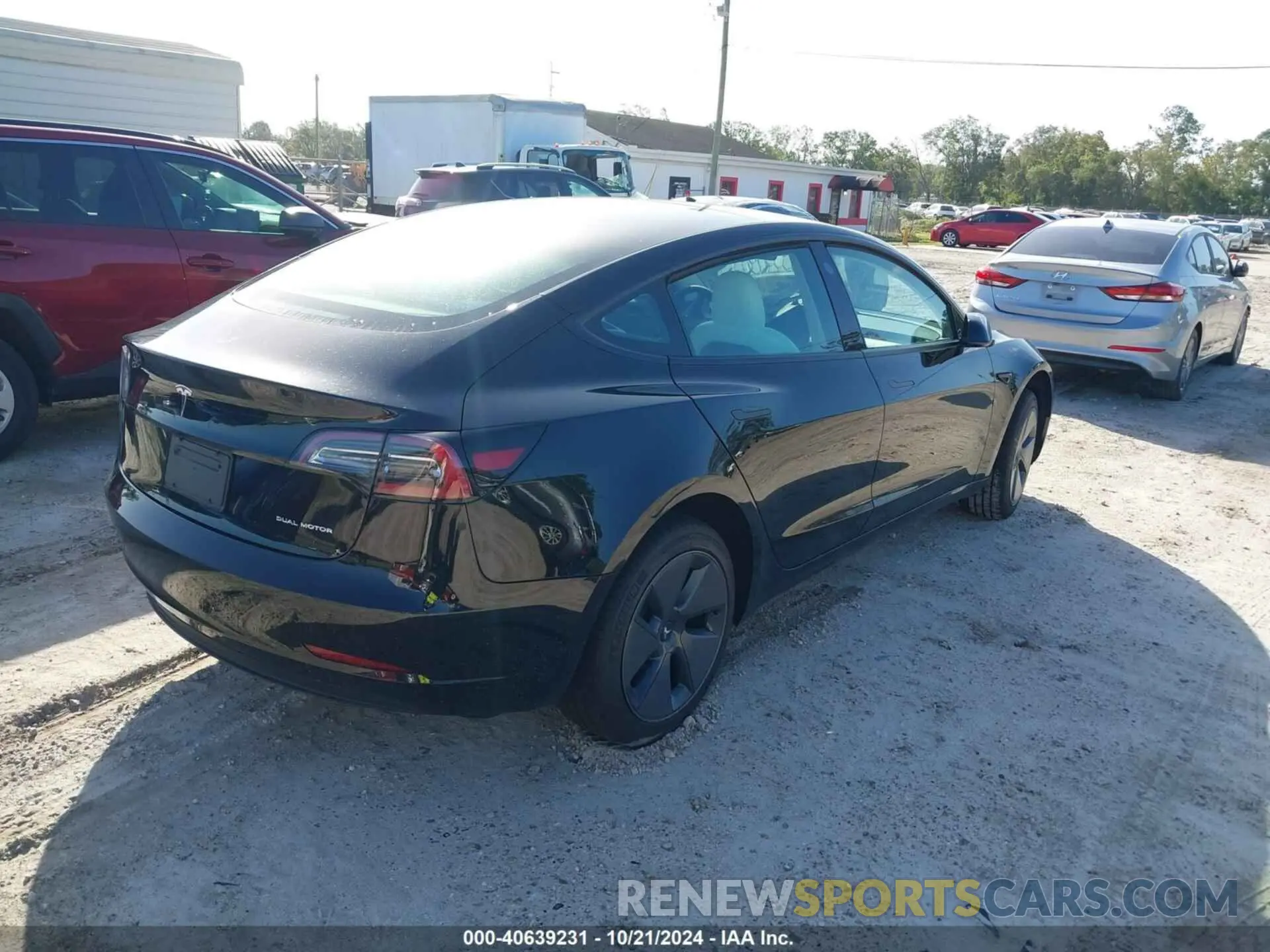 4 Photograph of a damaged car 5YJ3E1EB2PF389329 TESLA MODEL 3 2023
