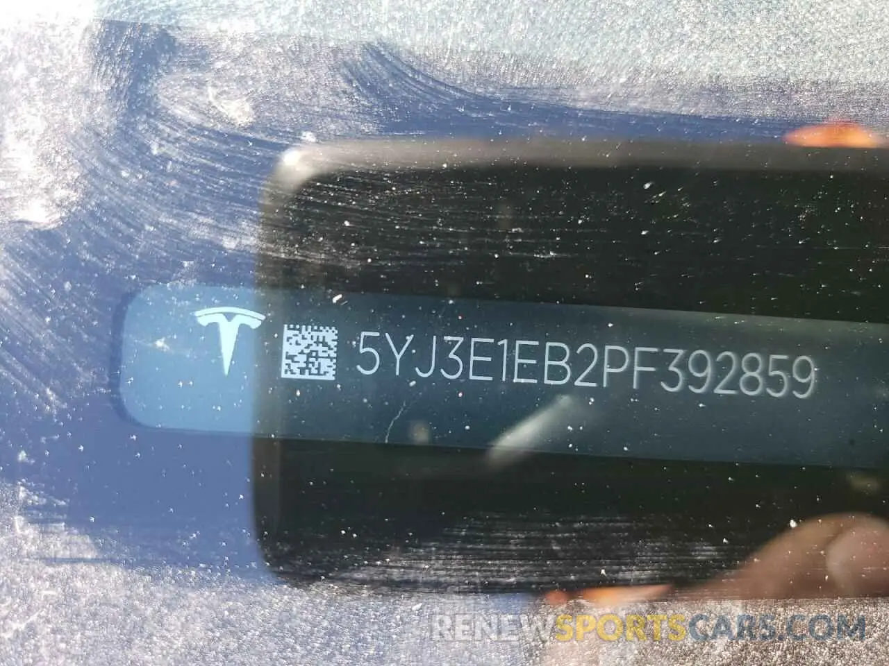 13 Photograph of a damaged car 5YJ3E1EB2PF392859 TESLA MODEL 3 2023