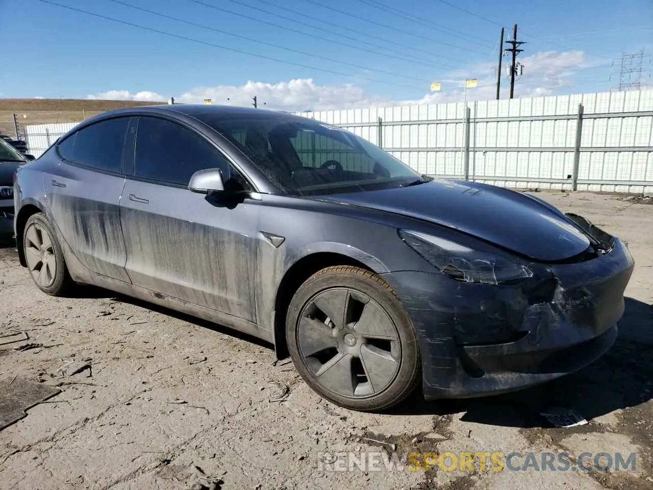 4 Photograph of a damaged car 5YJ3E1EB2PF392859 TESLA MODEL 3 2023