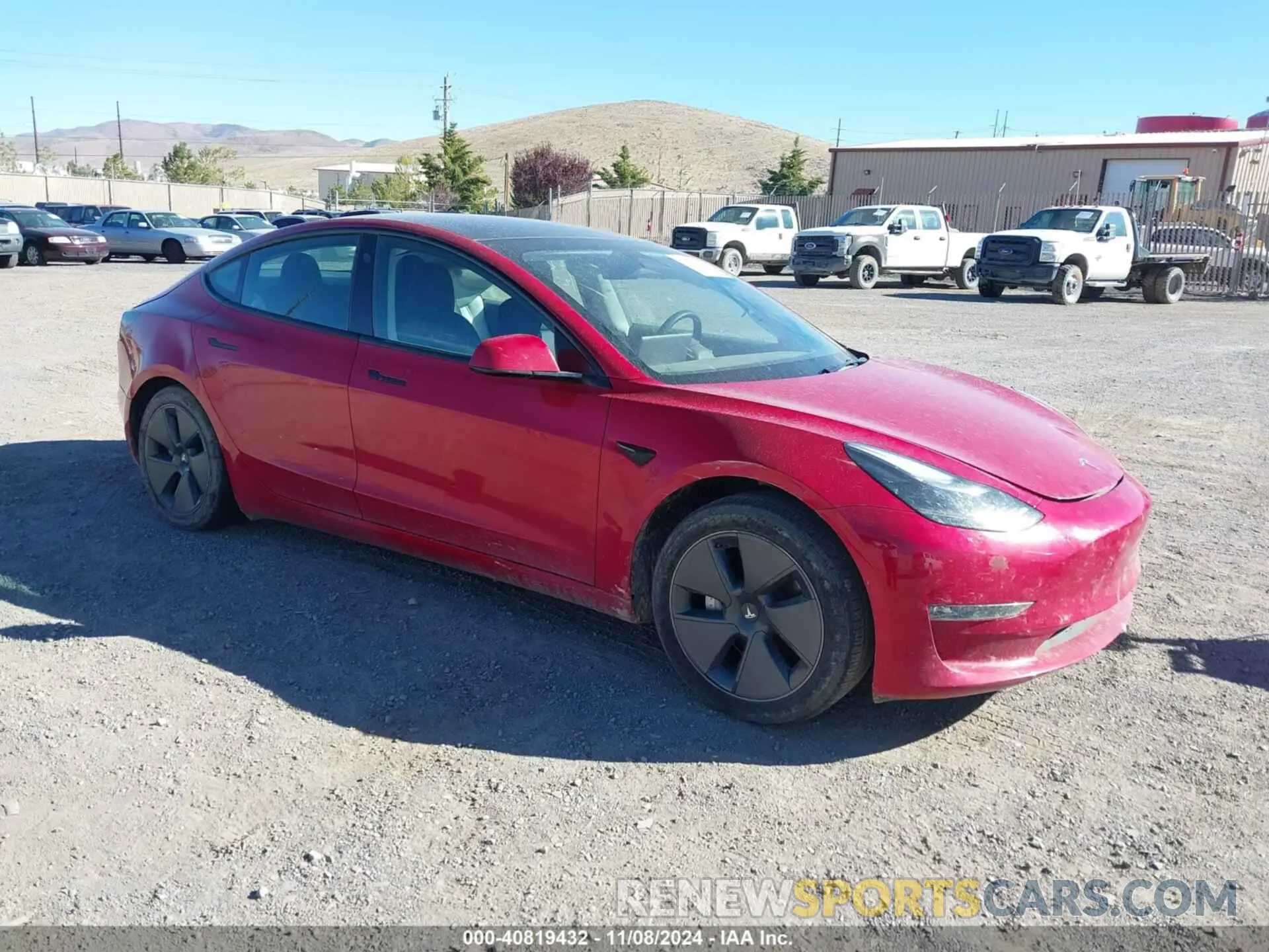 1 Photograph of a damaged car 5YJ3E1EB2PF670546 TESLA MODEL 3 2023