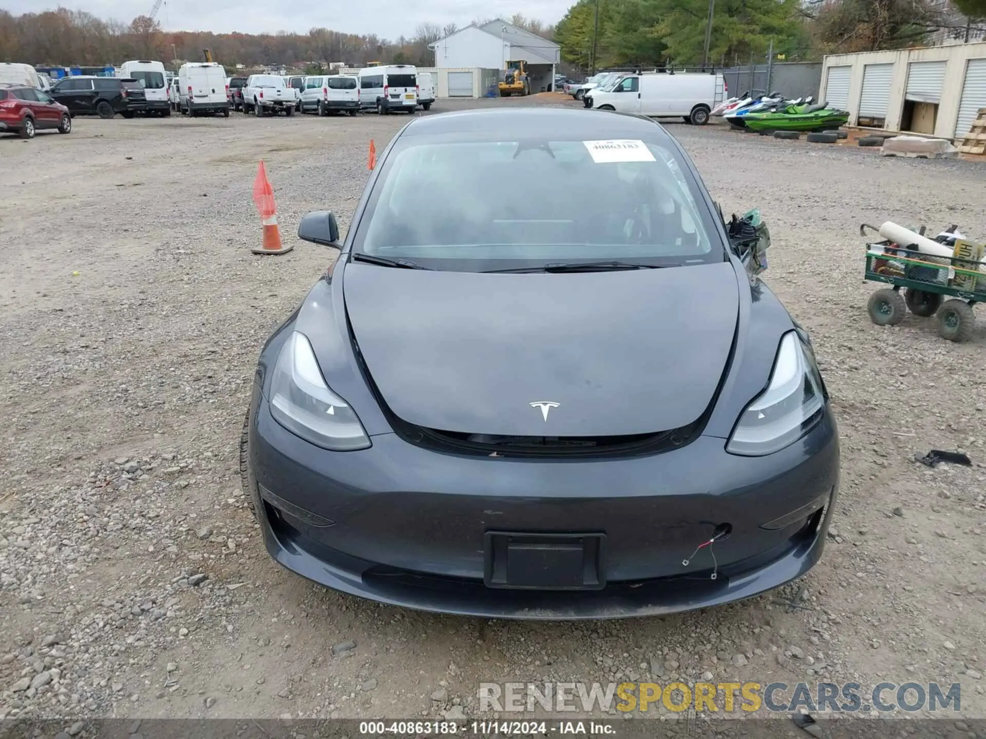 12 Photograph of a damaged car 5YJ3E1EB2PF686312 TESLA MODEL 3 2023