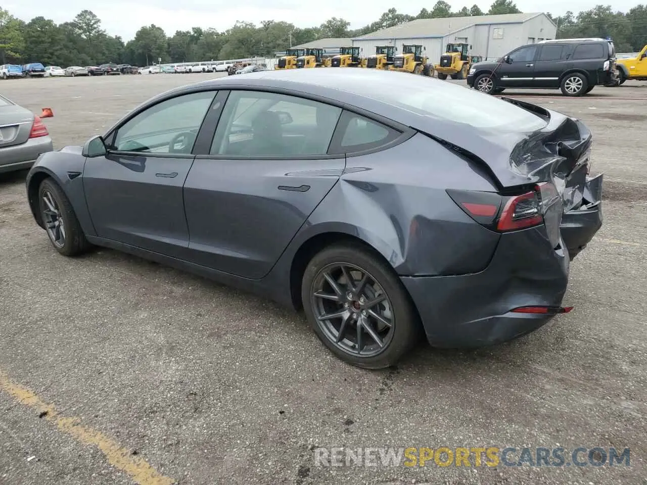 2 Photograph of a damaged car 5YJ3E1EB2PF688464 TESLA MODEL 3 2023