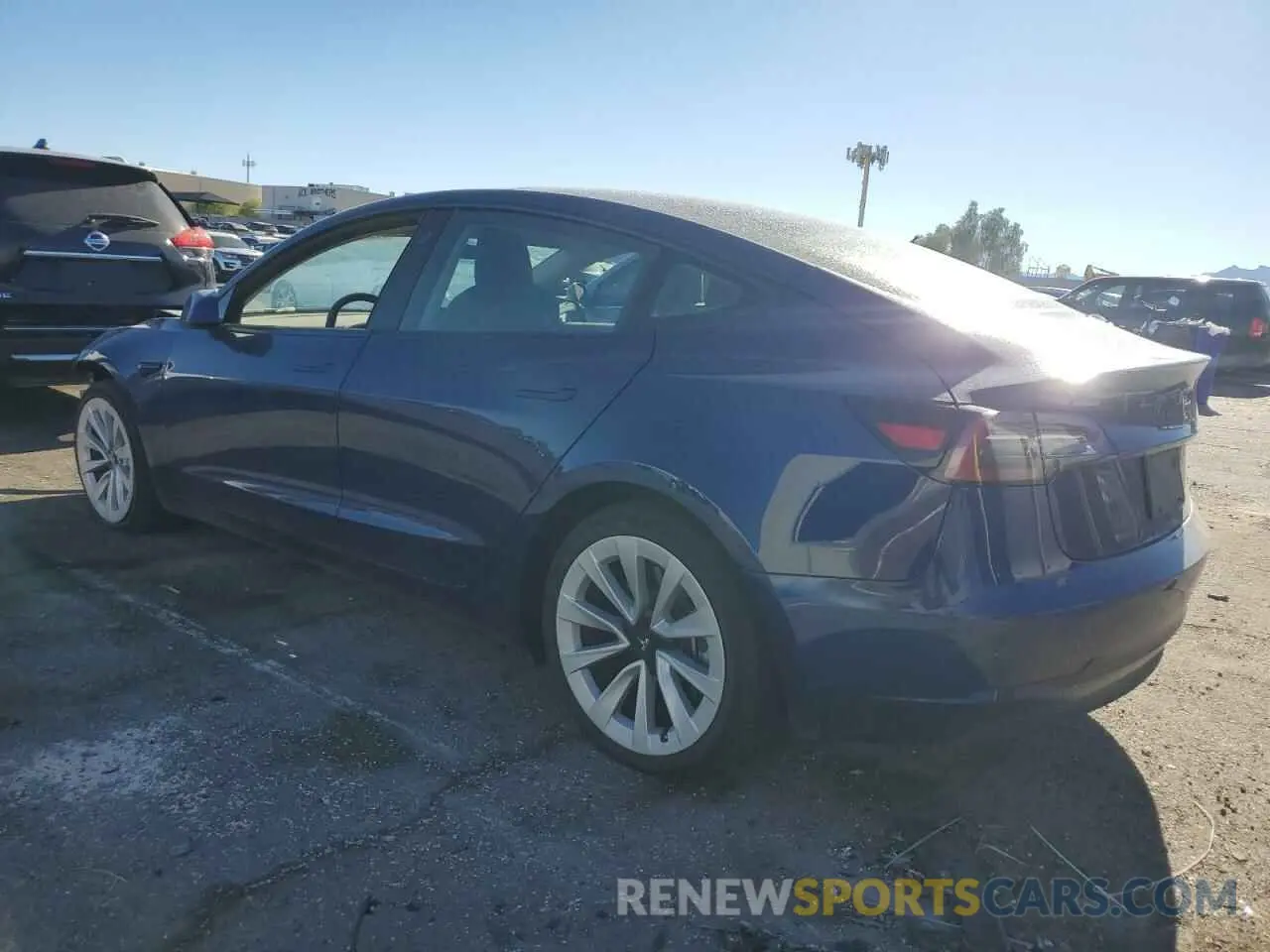 2 Photograph of a damaged car 5YJ3E1EB3PF386777 TESLA MODEL 3 2023